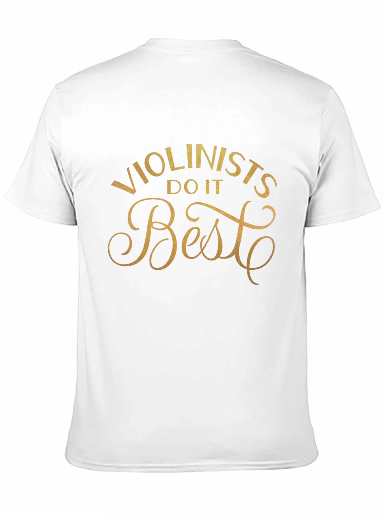 Violinists Do It Best Black Graphic Tee