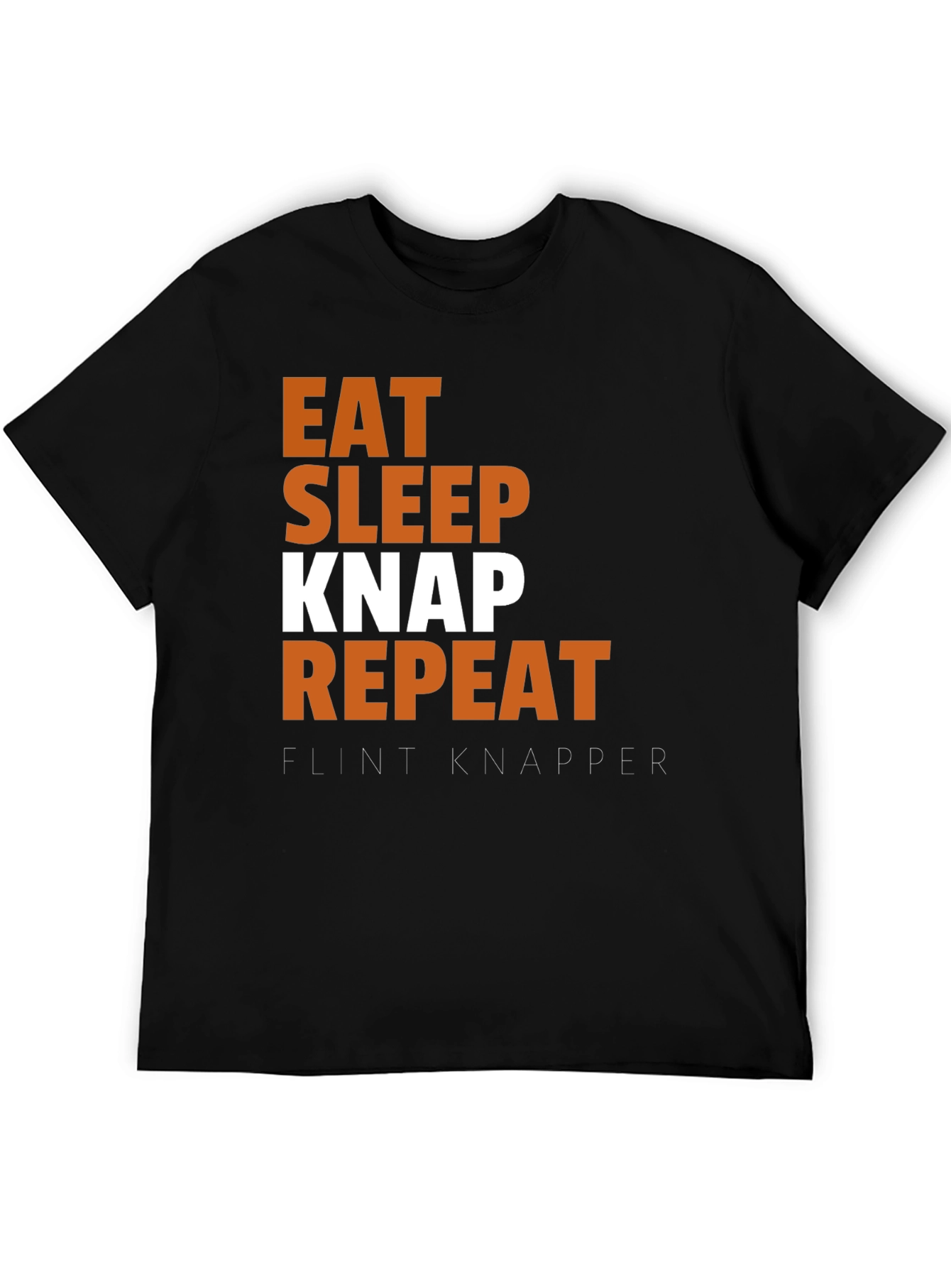Eat Sleep Knap Repeat Graphic Tee