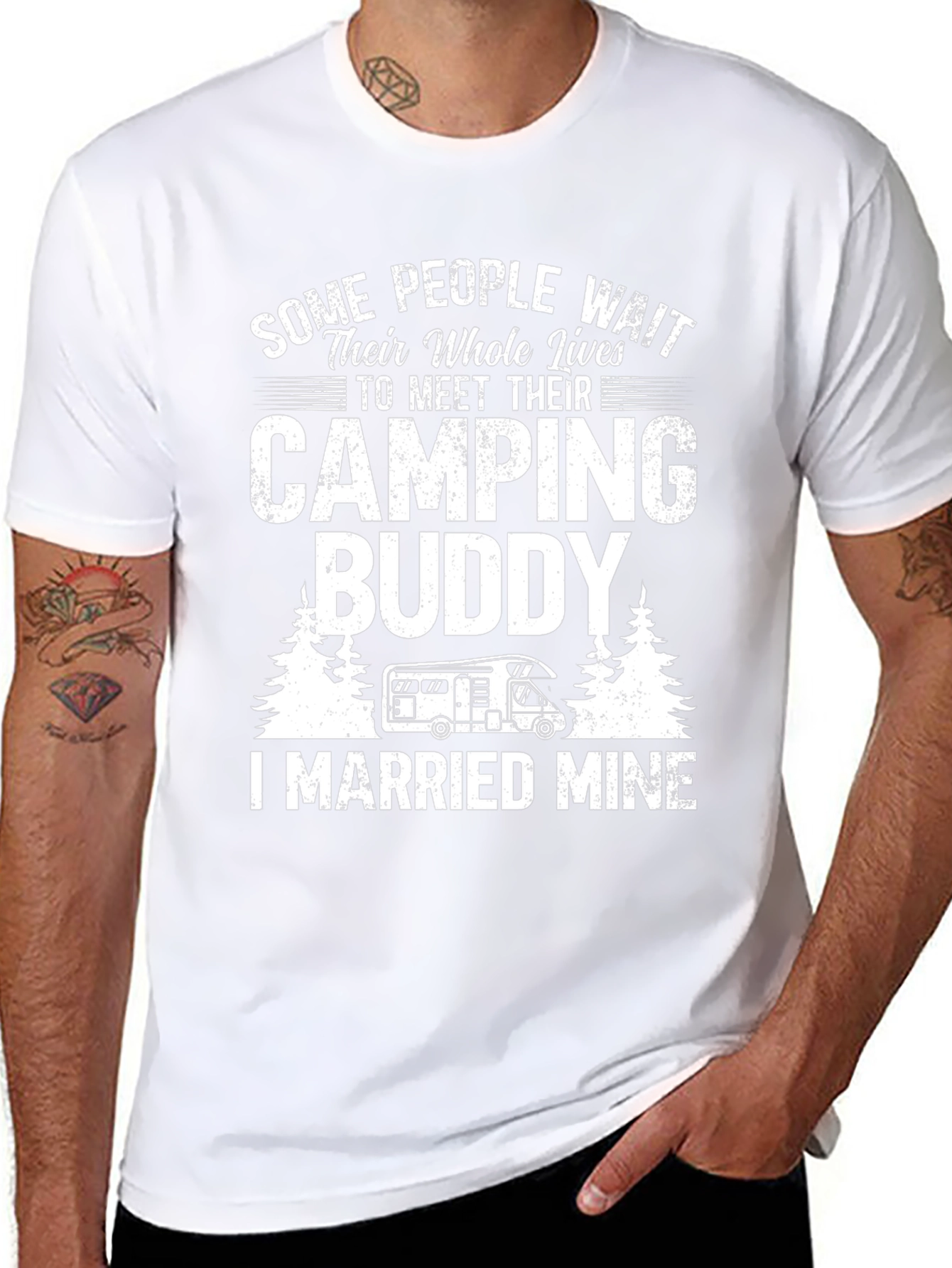 Camping Buddy Married Mine T-Shirt