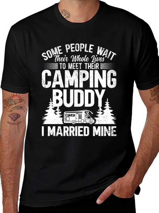 Camping Buddy Married Mine T-Shirt
