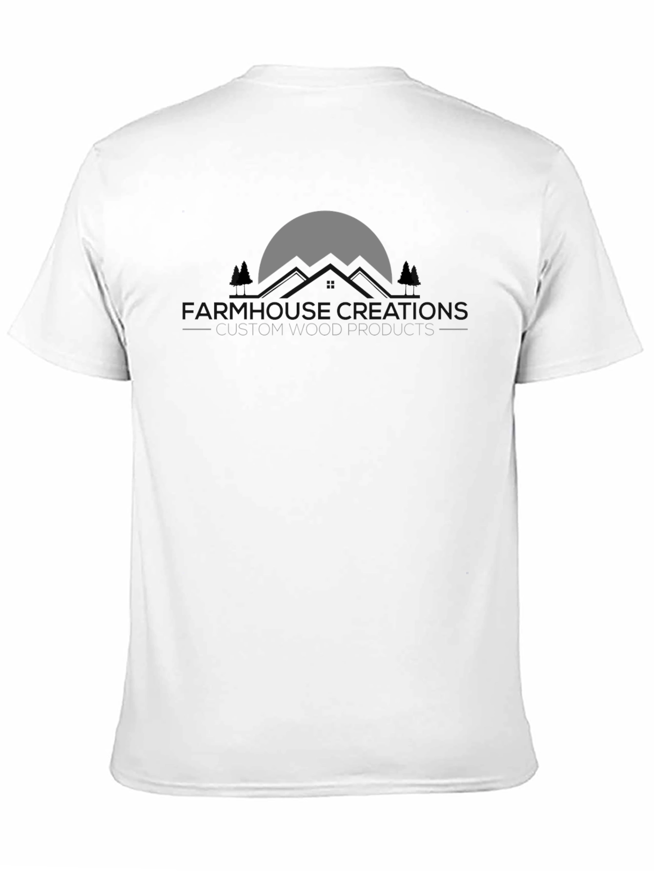 Mountains Custom Wood Products Black T-Shirt