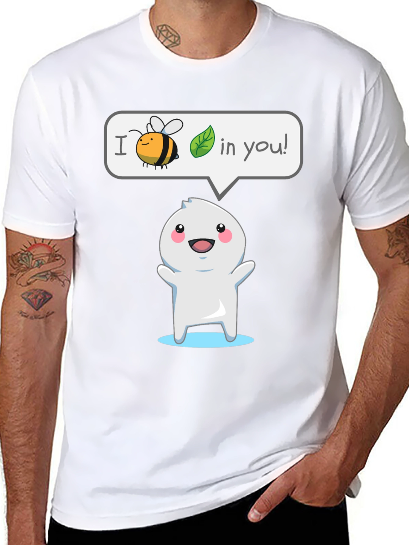I Believe In You T-Shirt - Cute Cartoon Design
