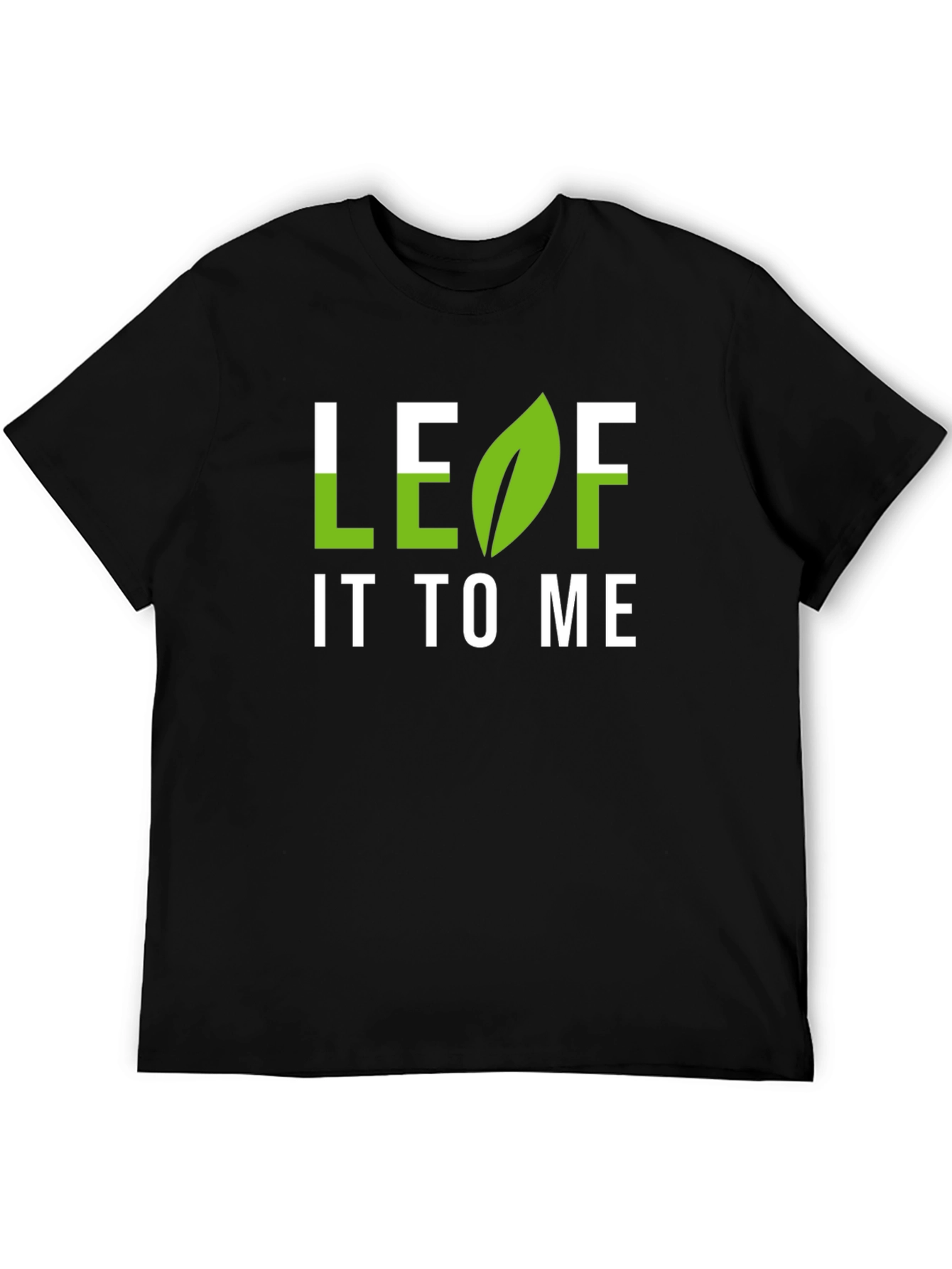 Leaf It To Me Graphic T-Shirt - Black