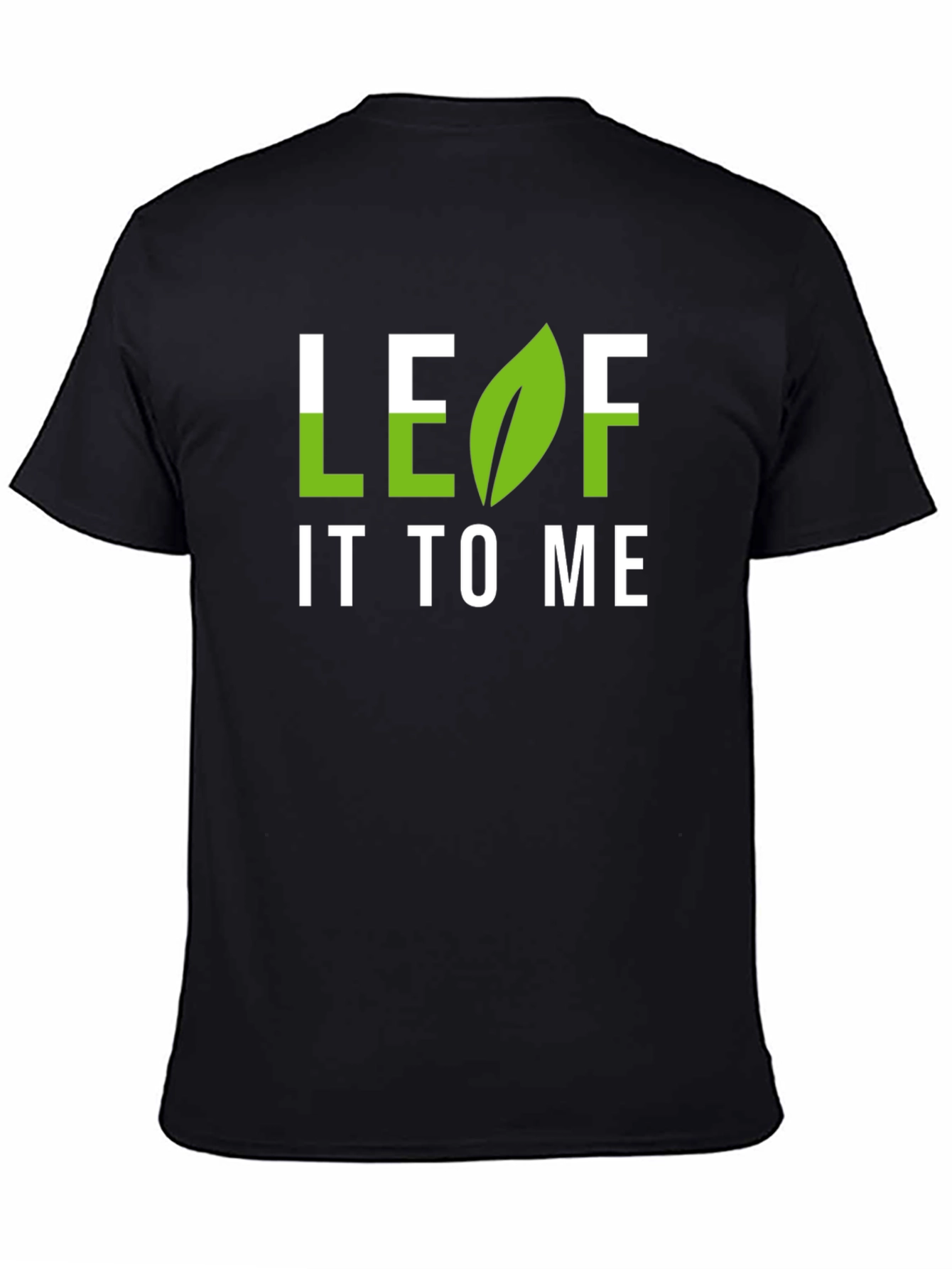 Leaf It To Me Graphic T-Shirt - Black