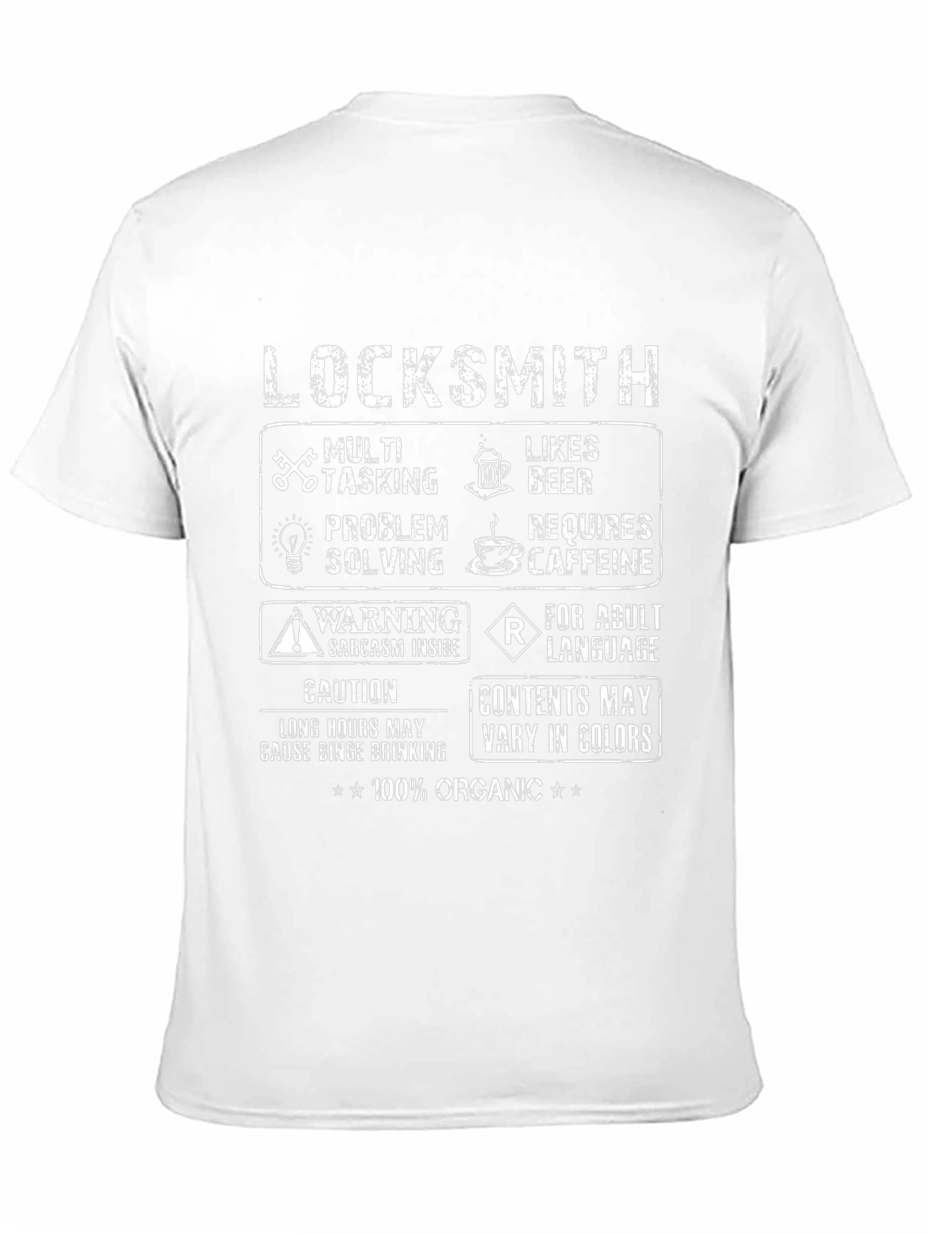 Locksmith Graphic T-Shirt - 100% Organic Cotton