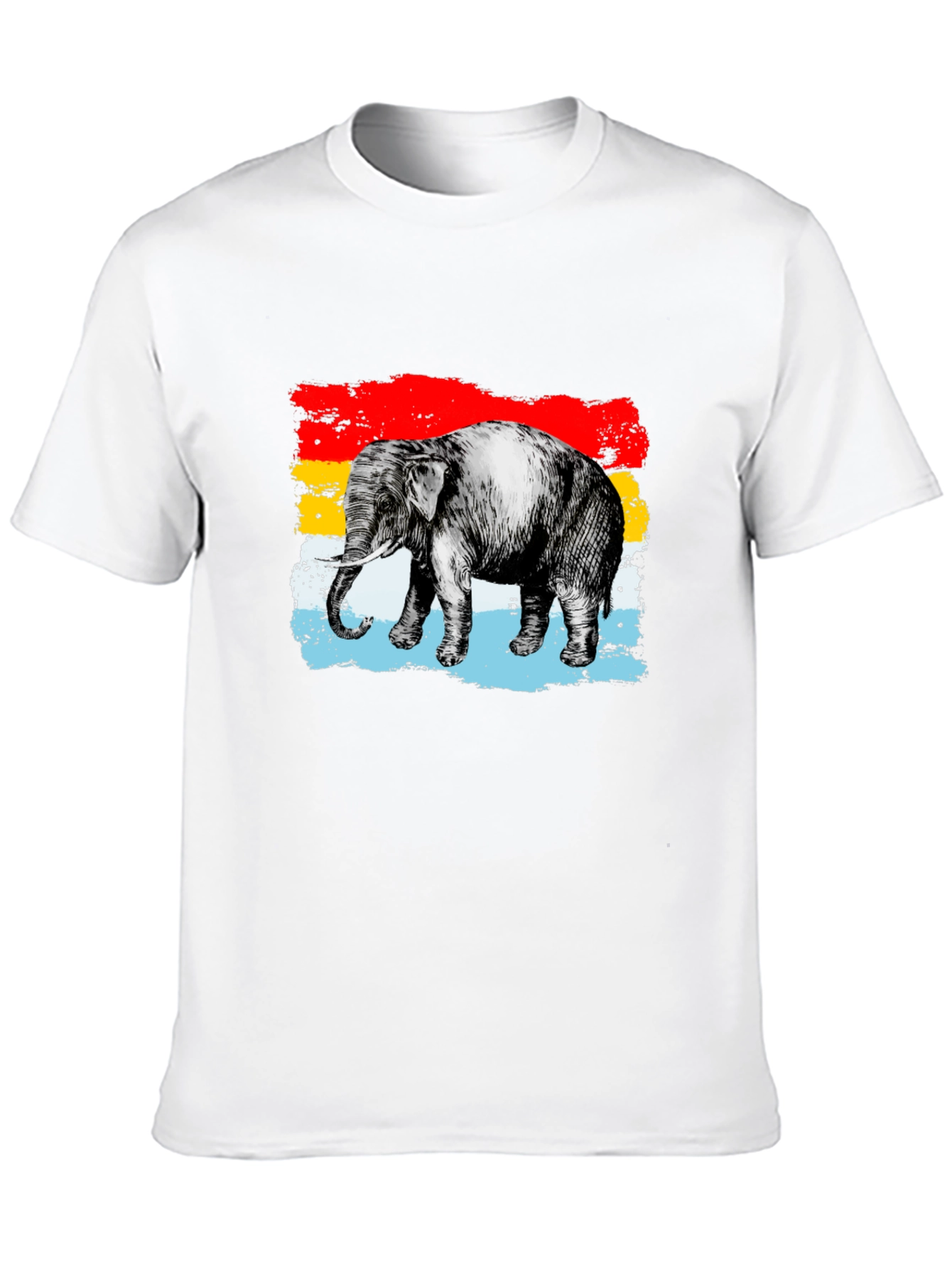 Elephant Graphic Tee - Unique Animal Design