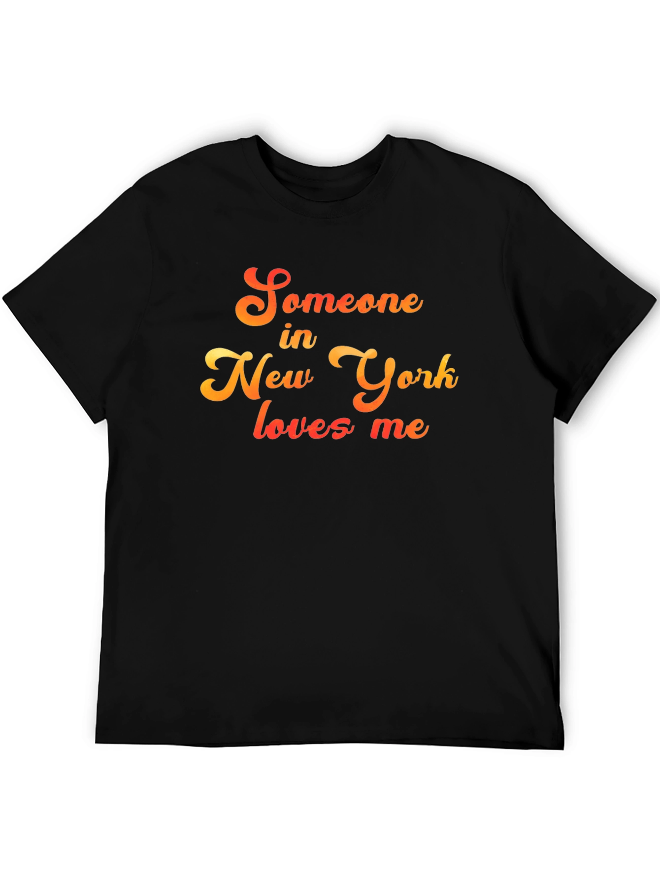 Someone in New York Loves Me Black T-Shirt