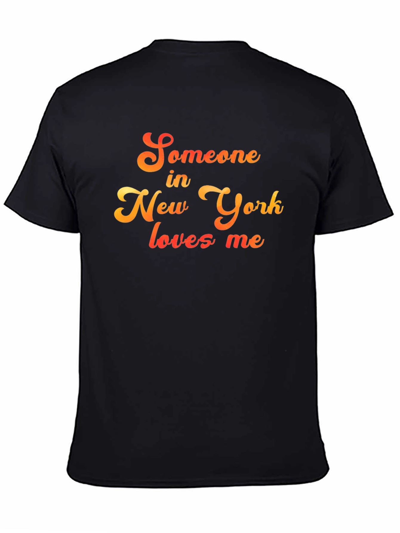 Someone in New York Loves Me Black T-Shirt