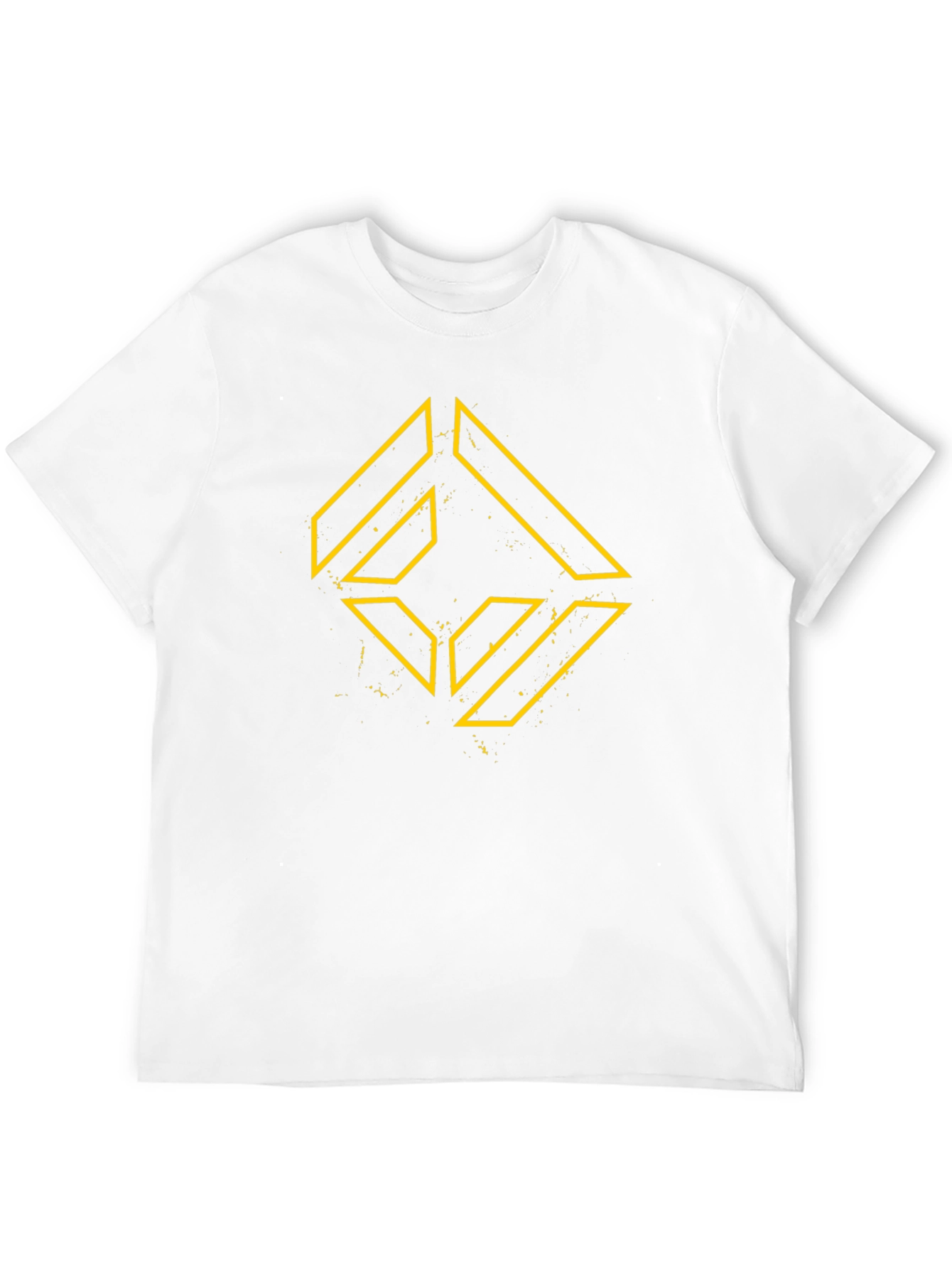 Geometric Graphic Black T-Shirt