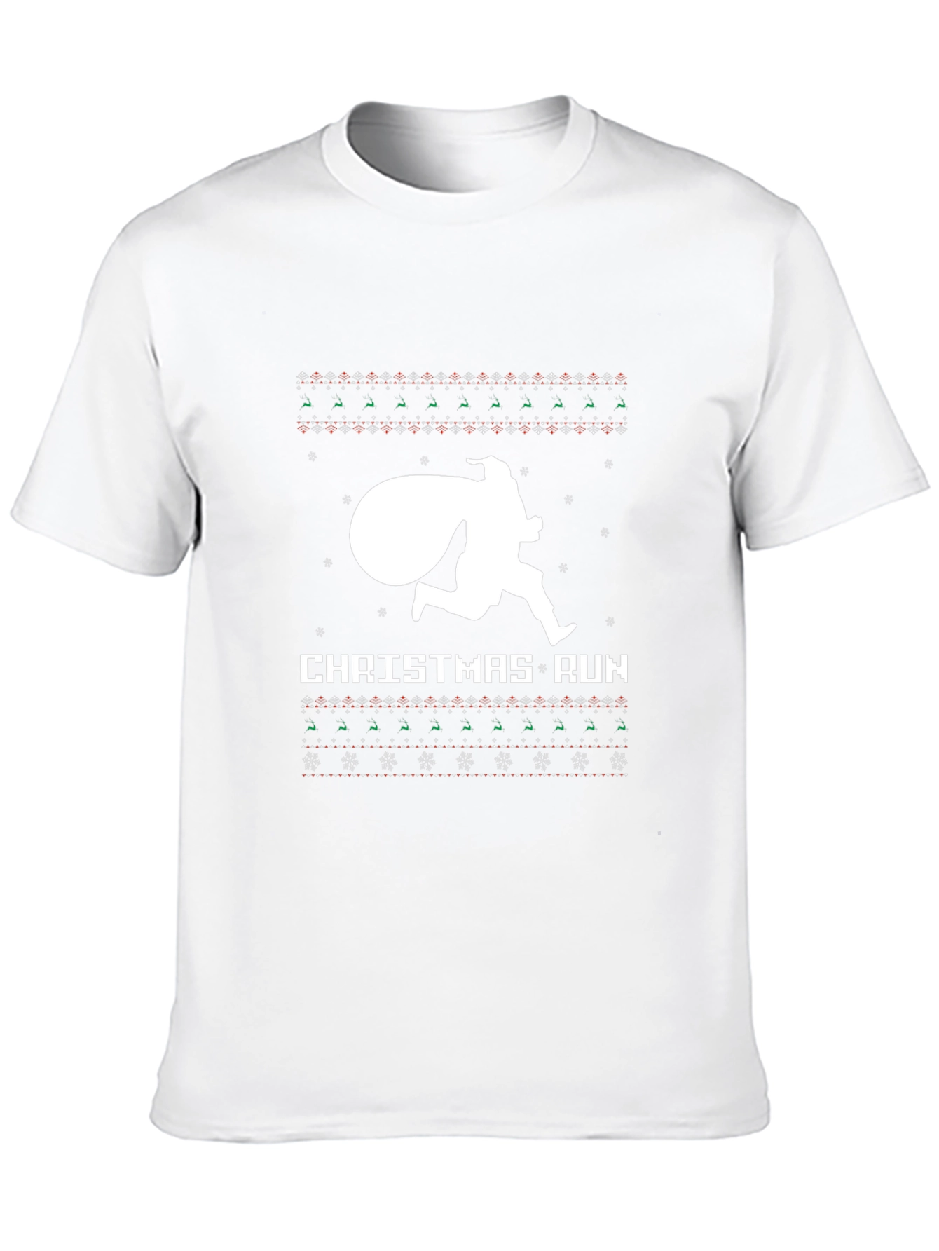 Christmas Run Novelty Graphic Tee