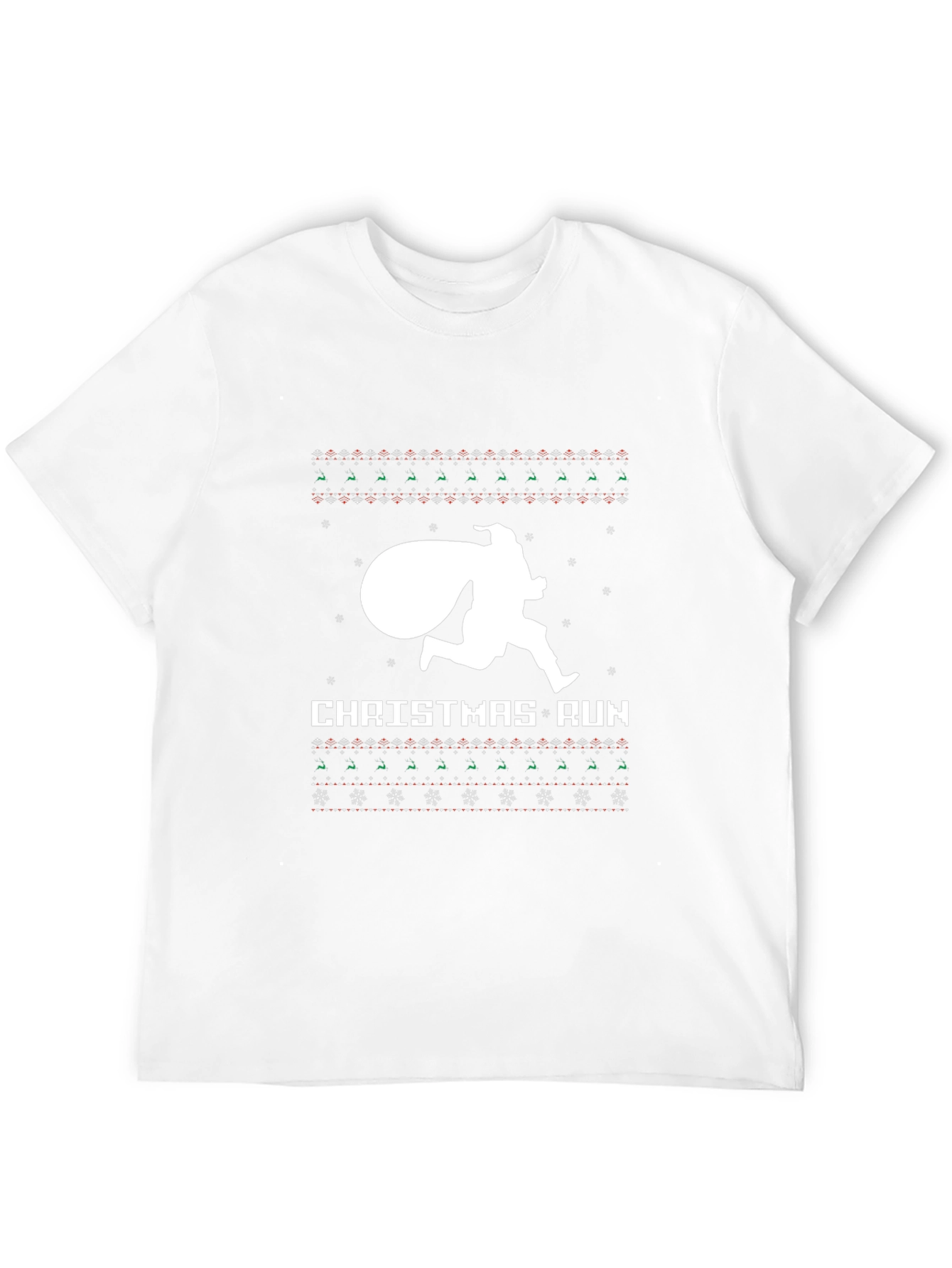 Christmas Run Novelty Graphic Tee