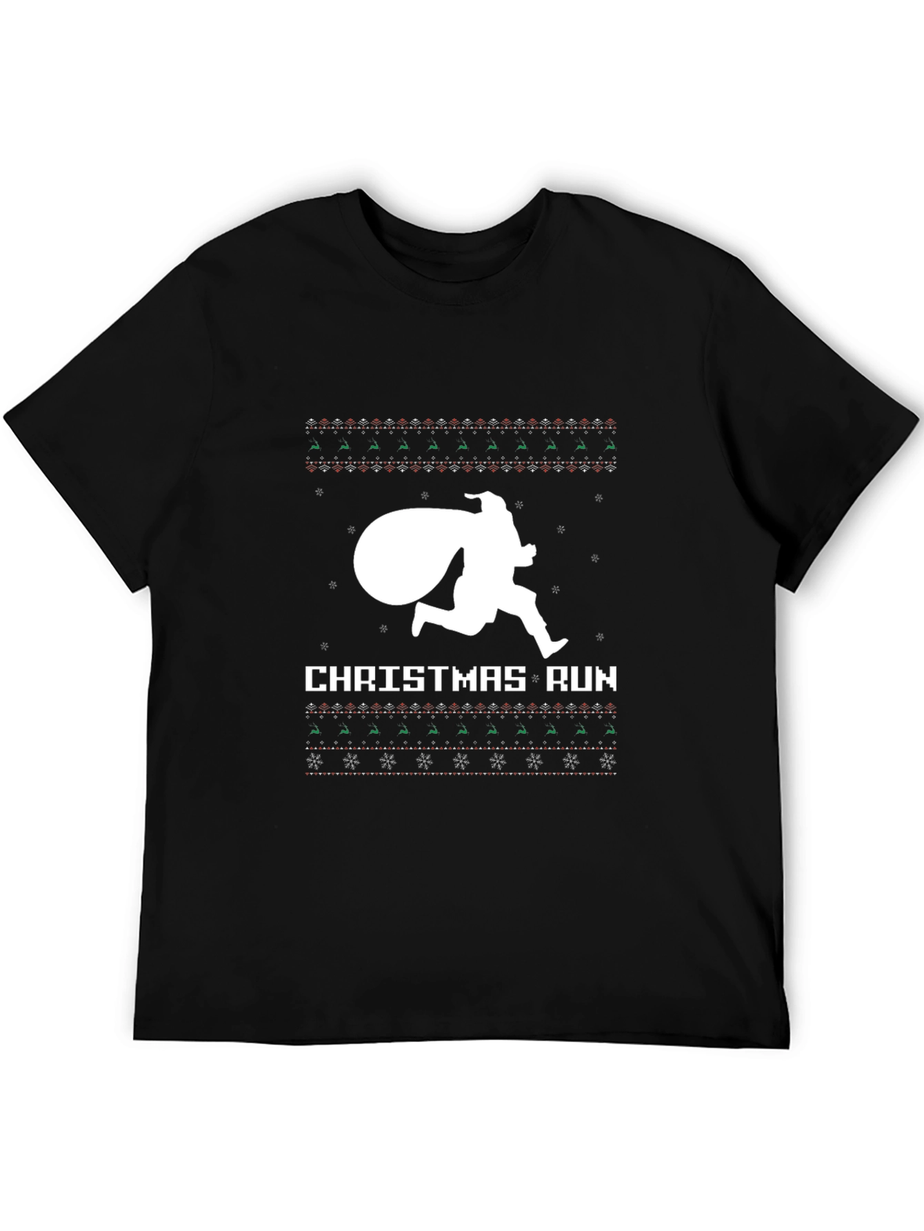 Christmas Run Novelty Graphic Tee