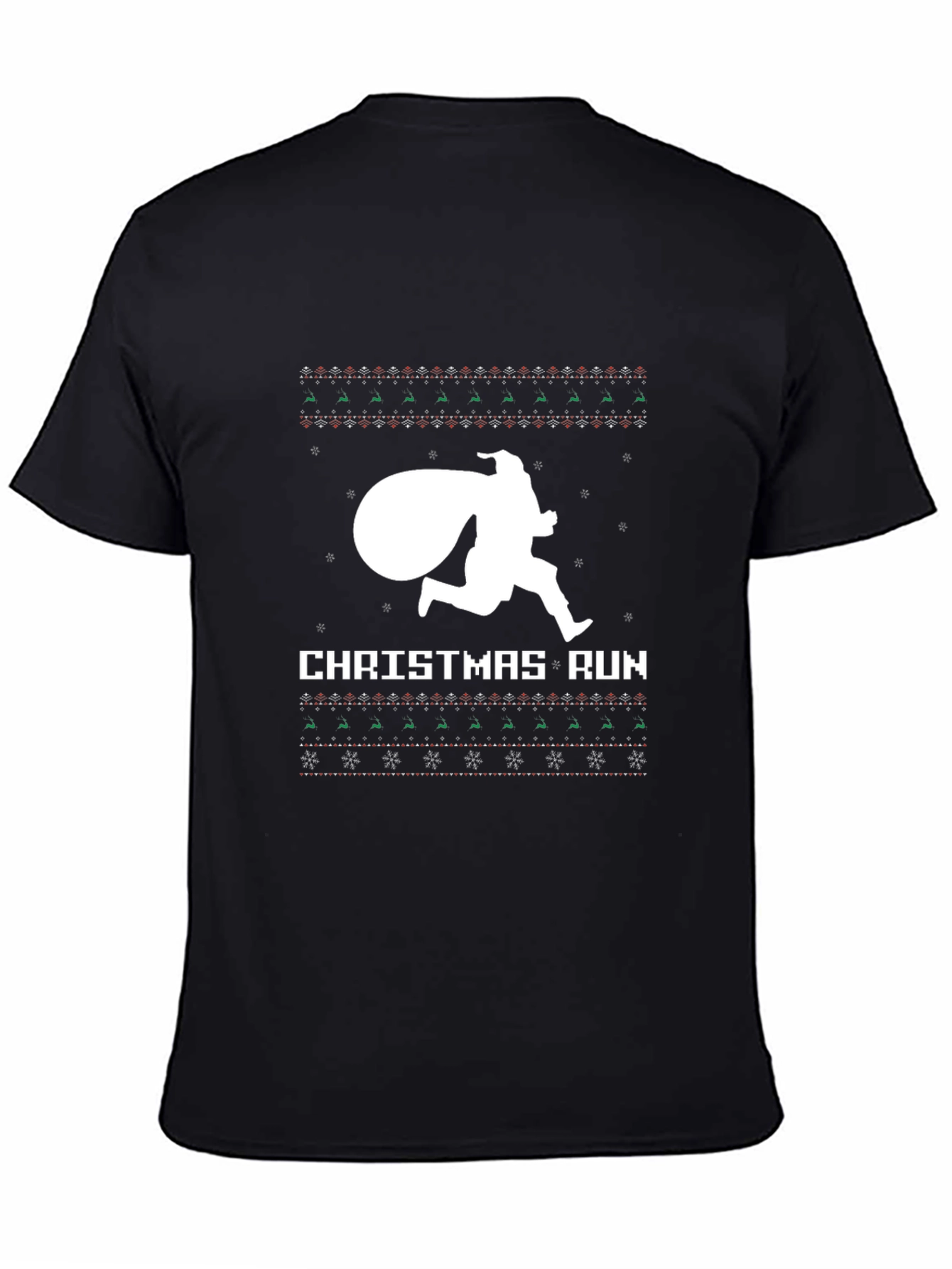 Christmas Run Novelty Graphic Tee
