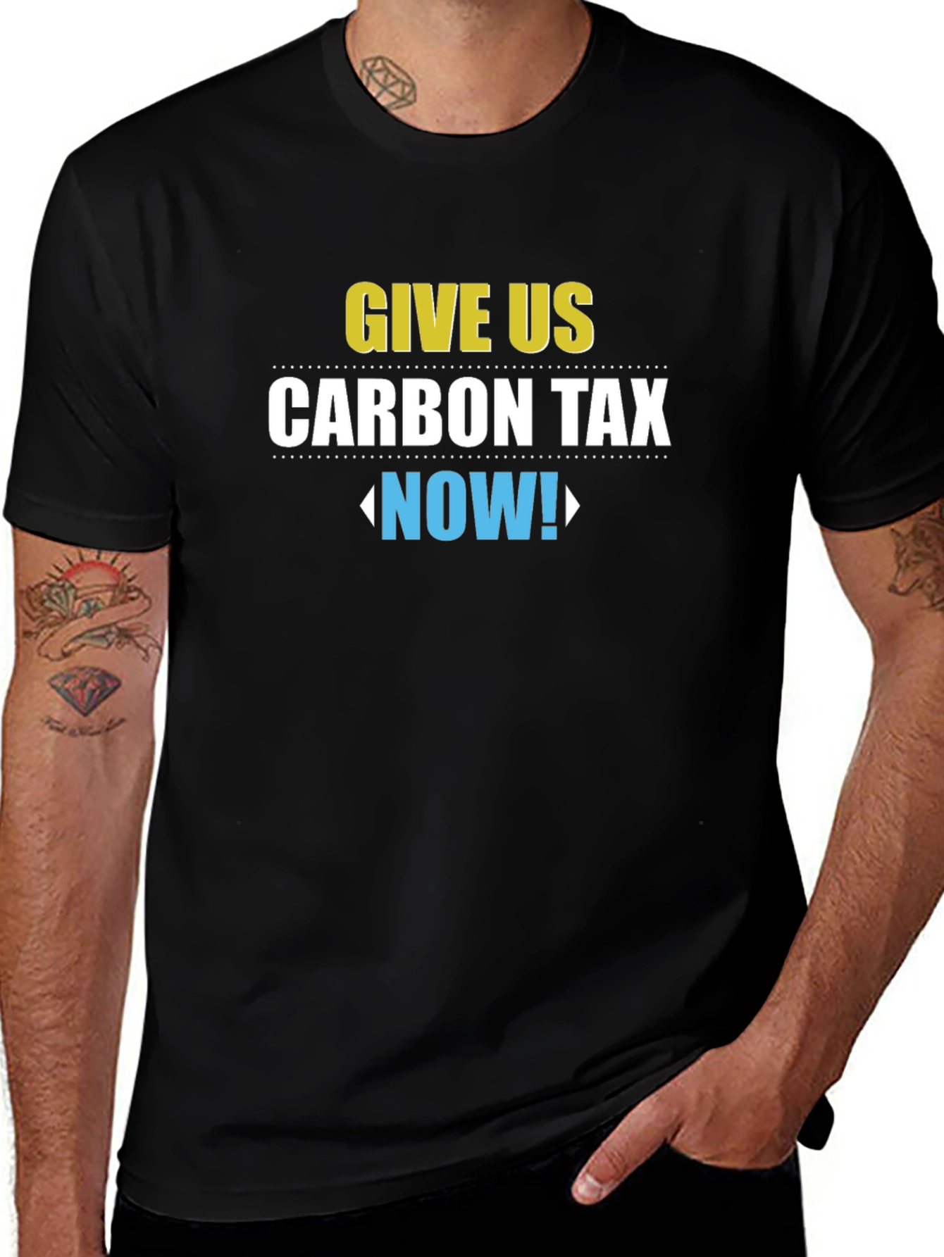 Give Us Carbon Tax Now! Graphic T-Shirt