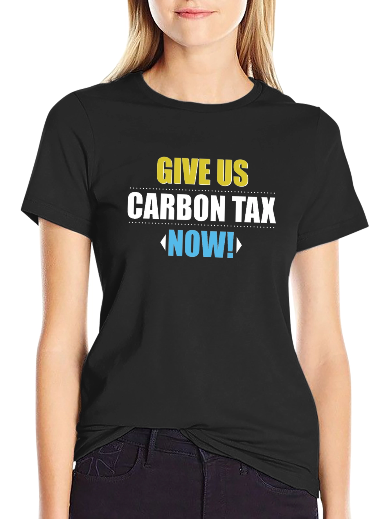 Give Us Carbon Tax Now! Graphic T-Shirt
