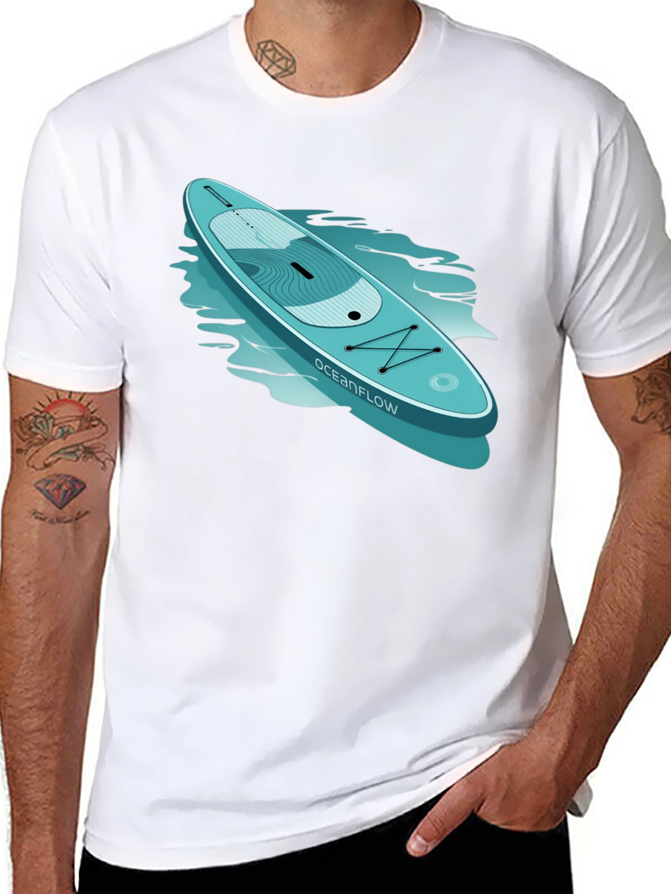 Oceanflow Paddleboard Graphic Tee