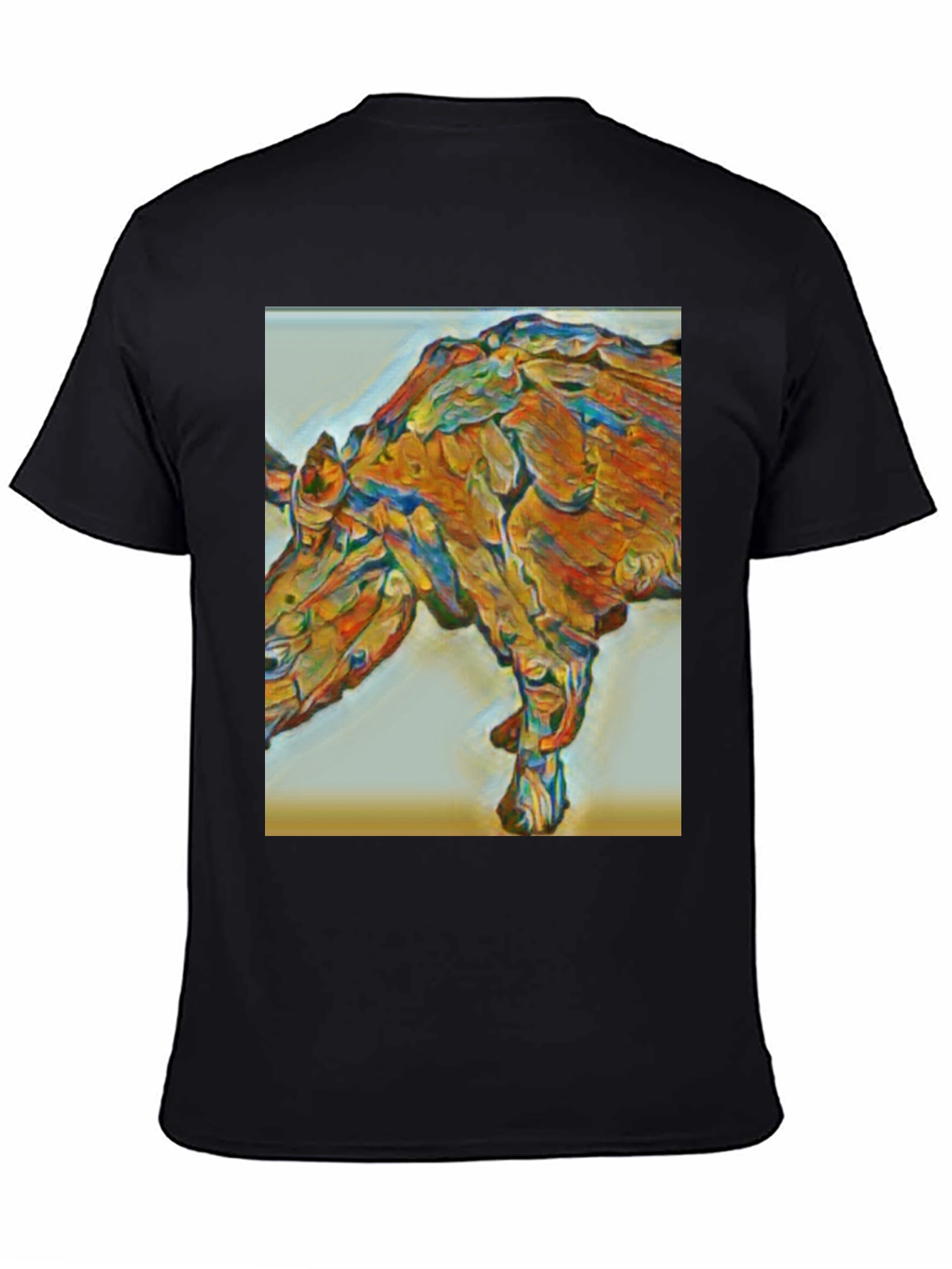 Abstract Rhino Graphic T-Shirt - Modern Art Tee