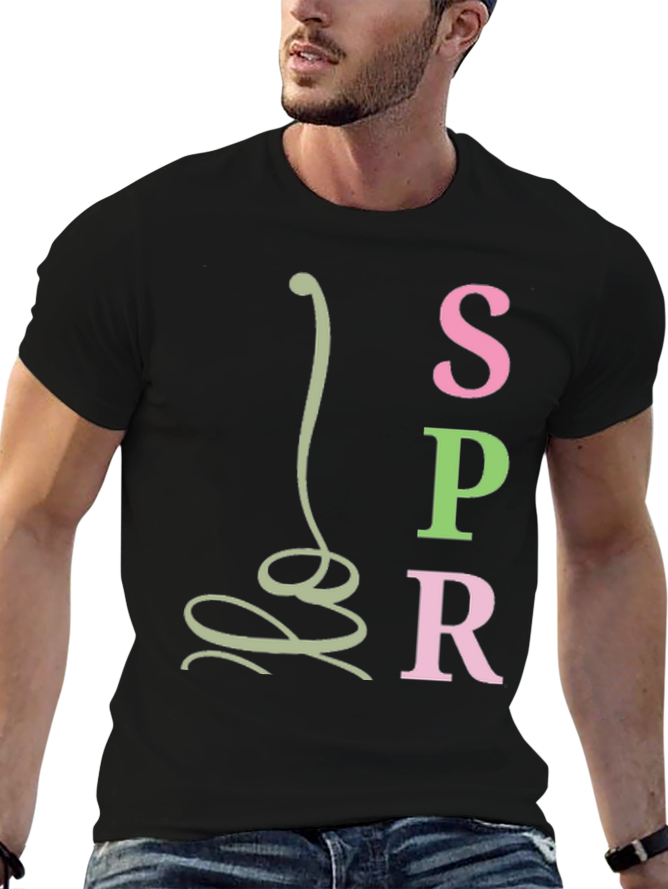 SPR Letter Graphic T-Shirt