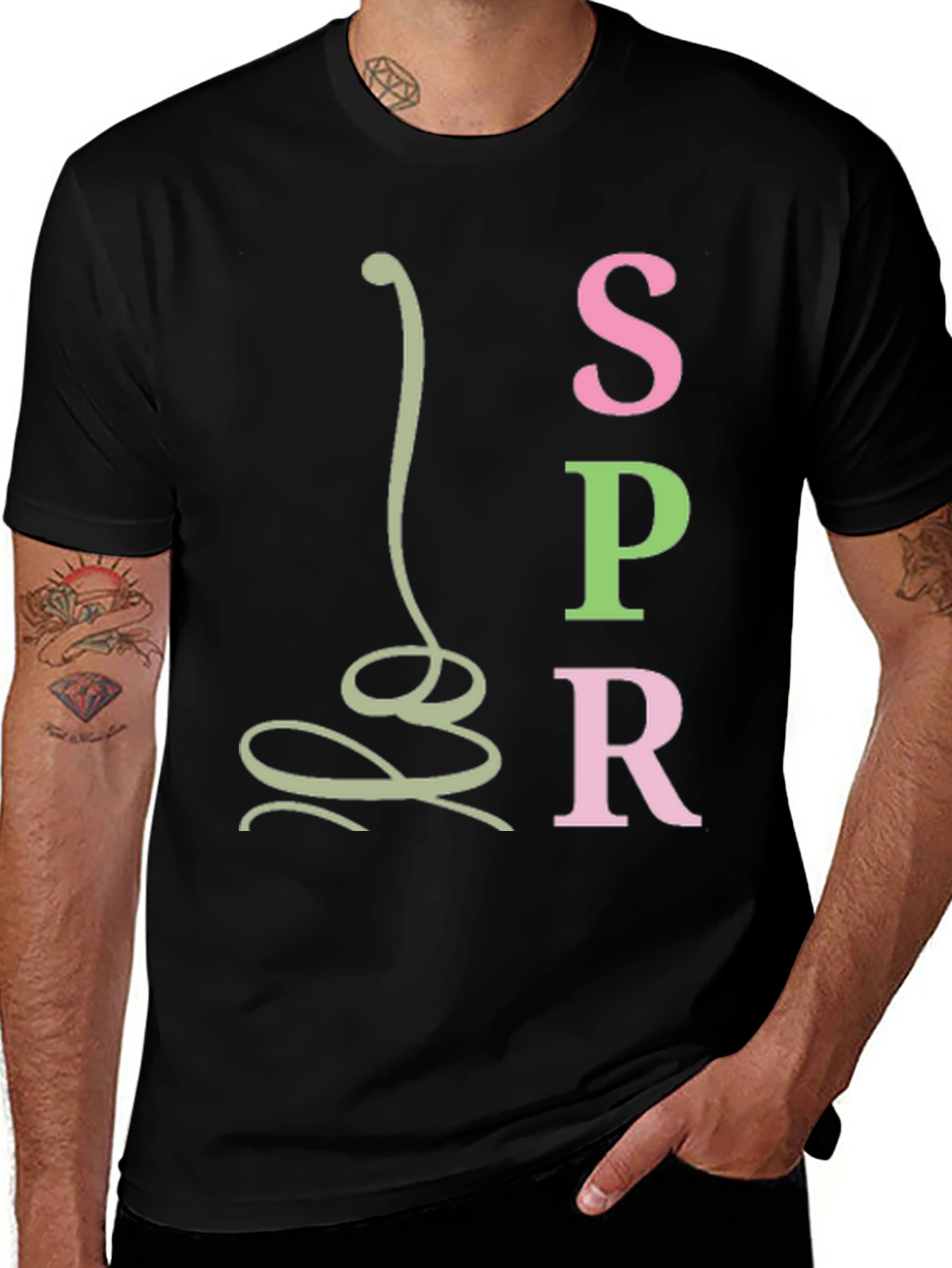 SPR Letter Graphic T-Shirt