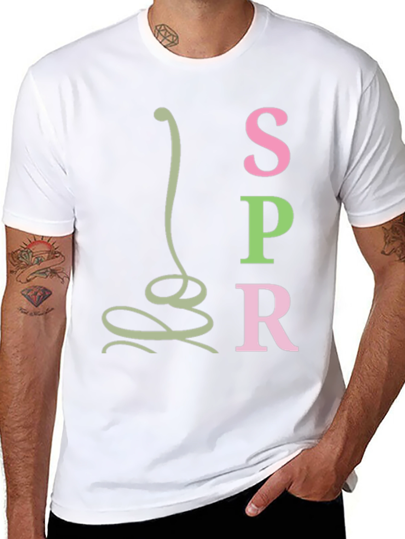 SPR Letter Graphic T-Shirt