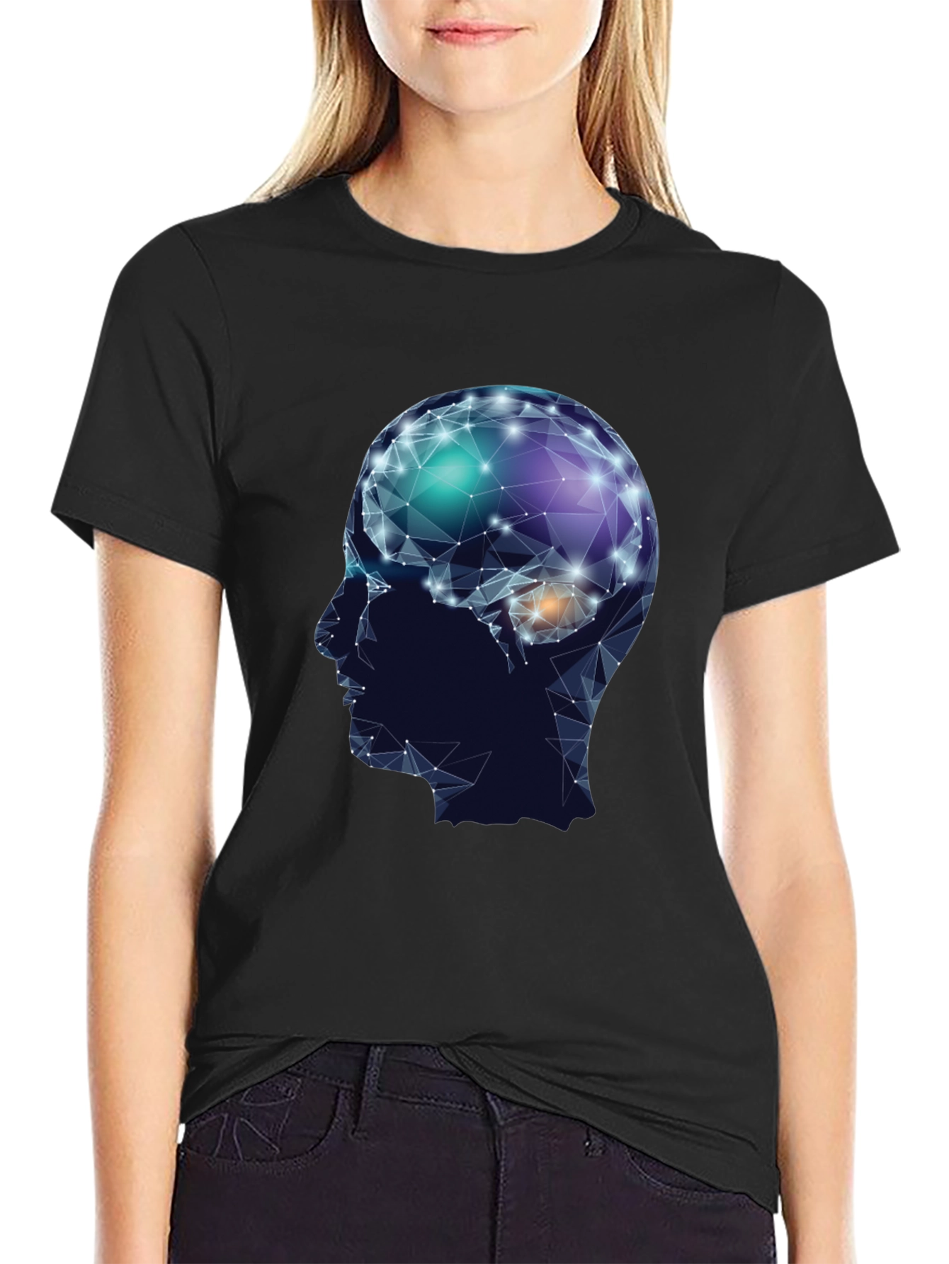 Brain Graphic Tee - Stylish & Thoughtful Design