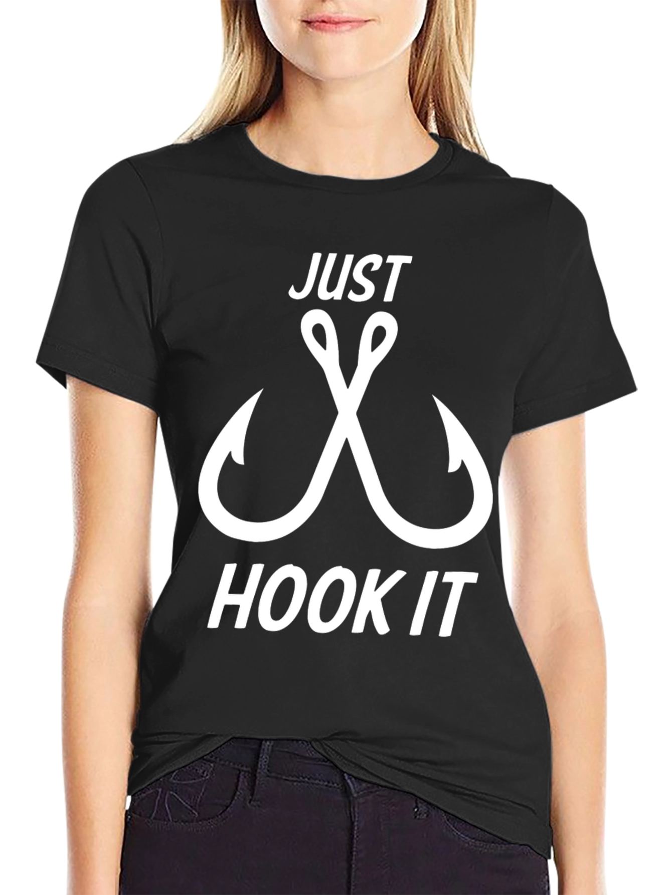Just Hook It Graphic T-Shirt - Fishing Tee