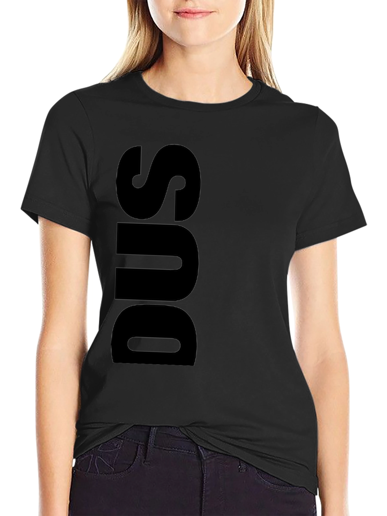 DUS Graphic Tee - Mens Black Casual T-Shirt