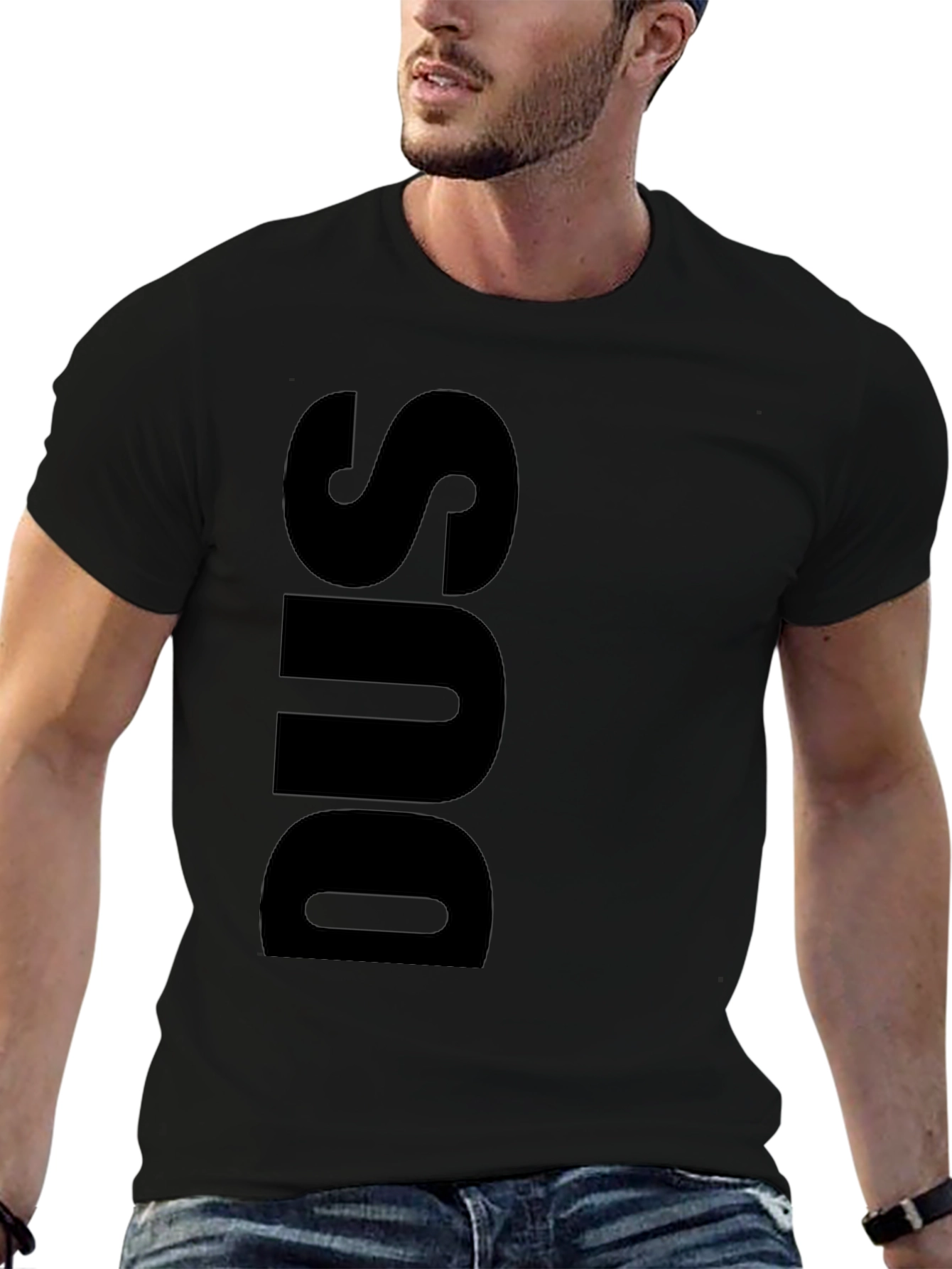 DUS Graphic Tee - Mens Black Casual T-Shirt
