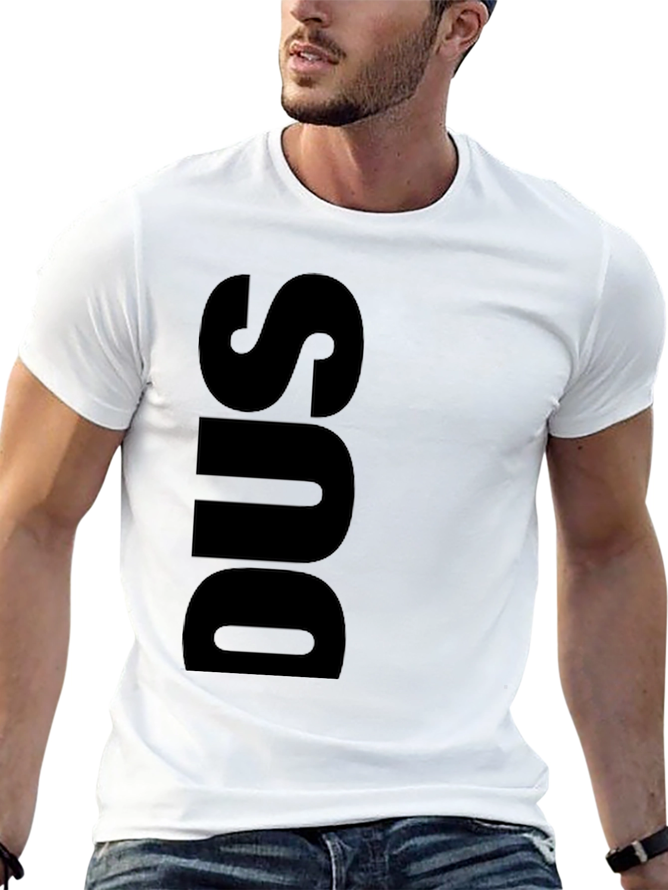 DUS Graphic Tee - Mens Black Casual T-Shirt
