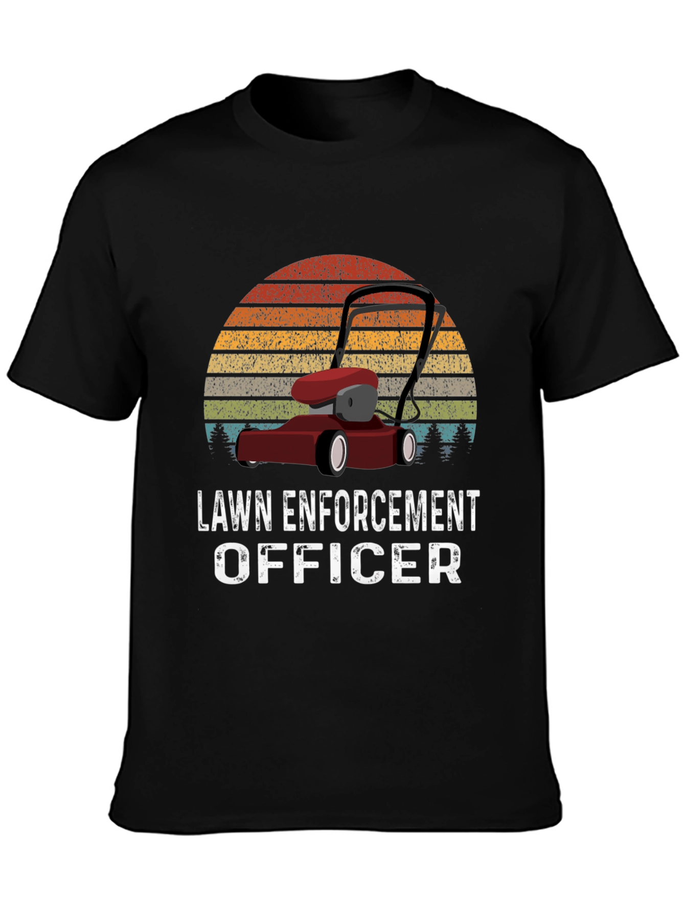 Lawn Enforcement Officer Graphic Tee