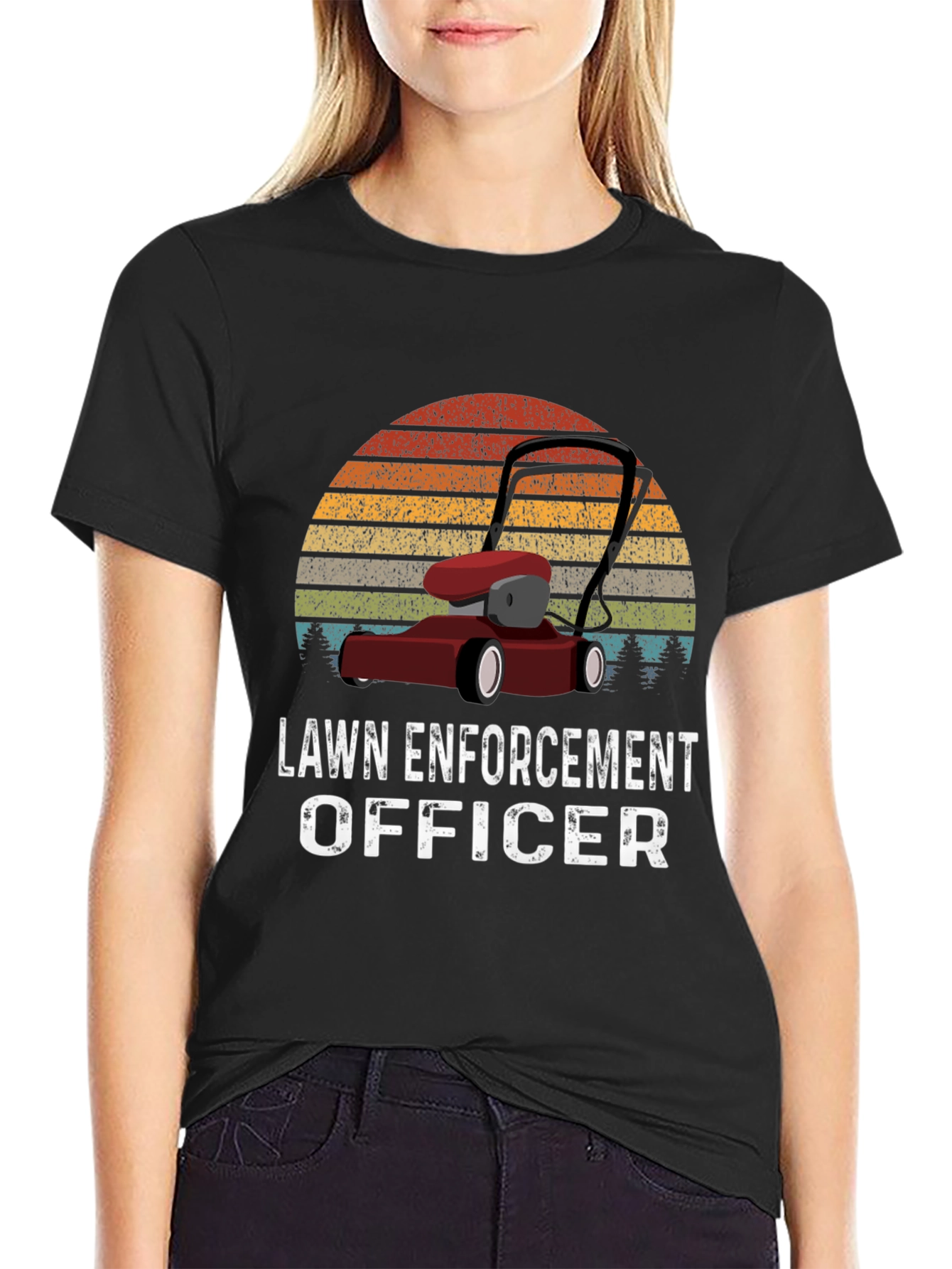 Lawn Enforcement Officer Graphic Tee
