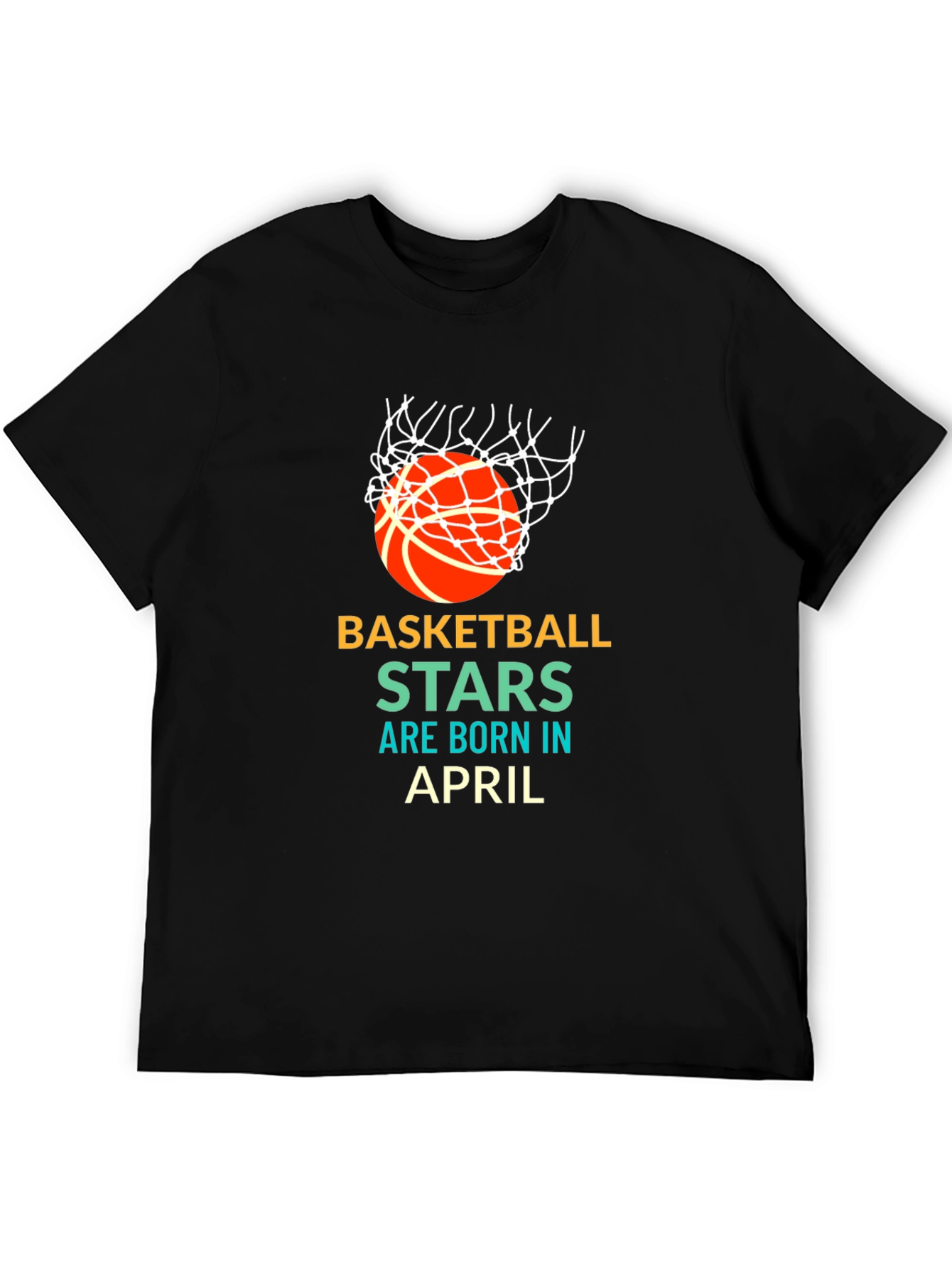 Basketball Stars Born in April T-Shirt