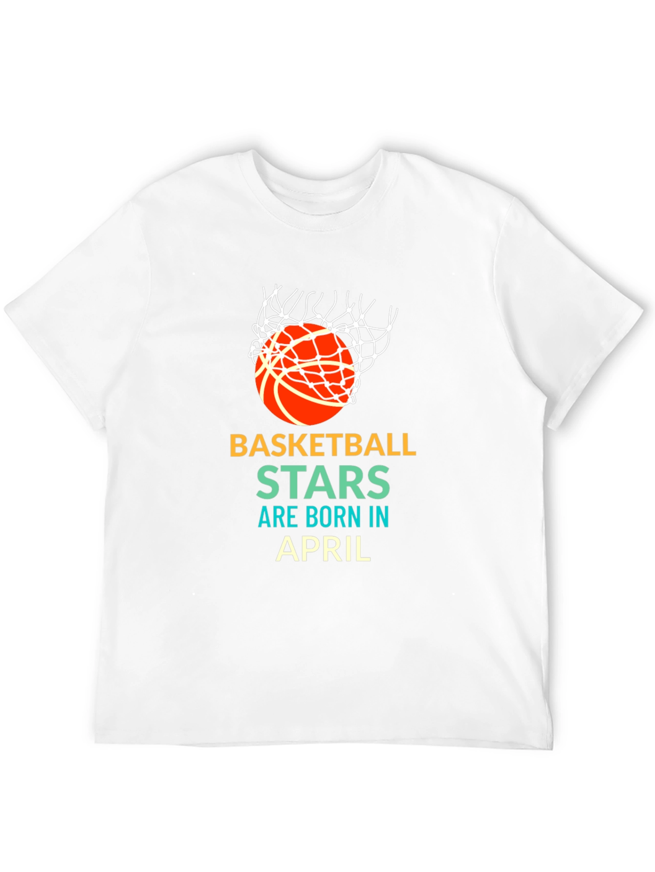 Basketball Stars Born in April T-Shirt