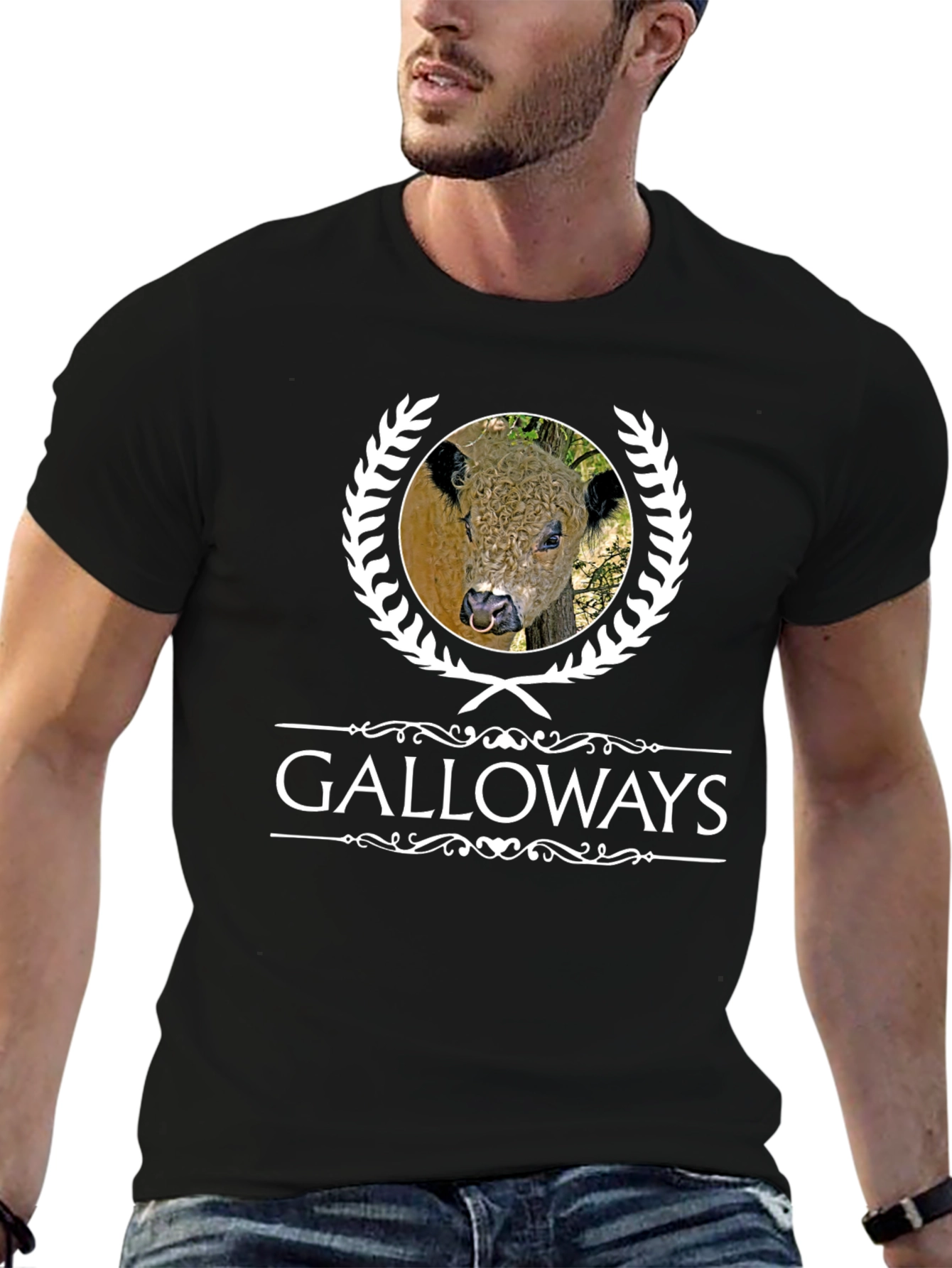 Galloways Bull Graphic Tee - Unique Design T-Shirt
