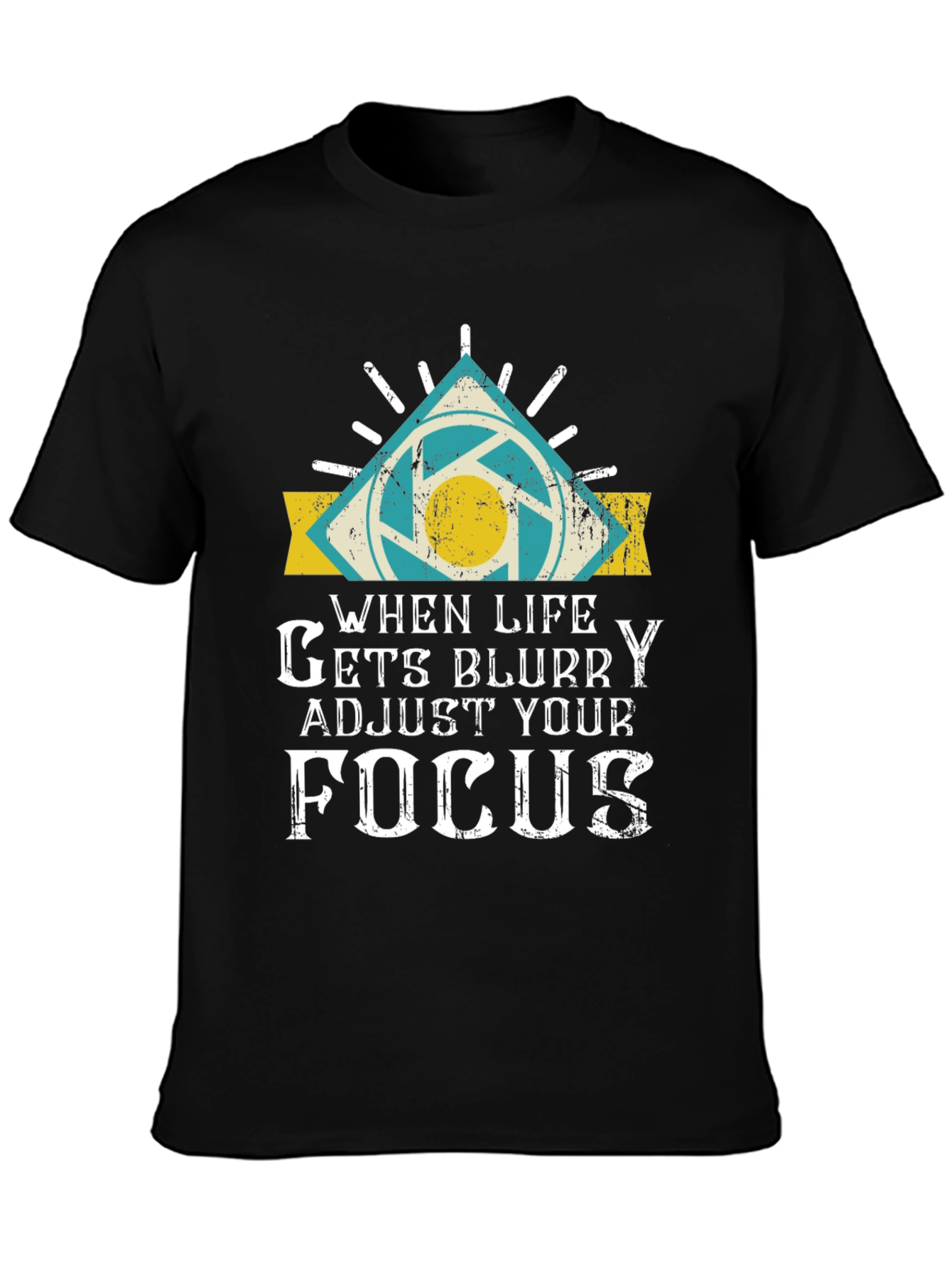 When Life Gets Blurry Focus Graphic T-Shirt