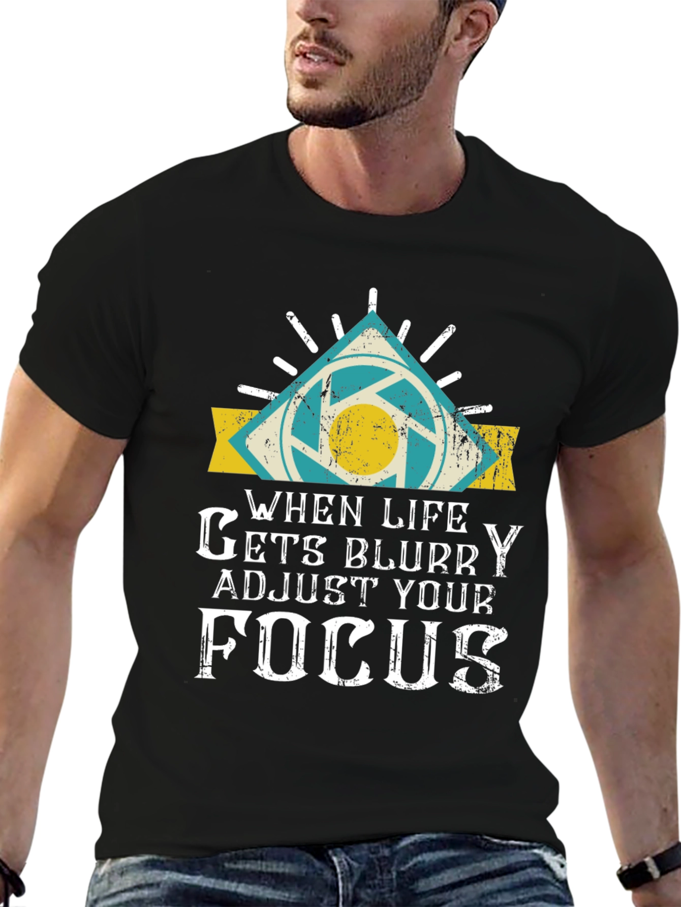 When Life Gets Blurry Focus Graphic T-Shirt