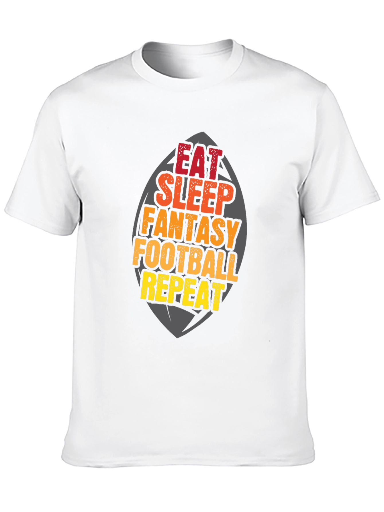 Eat Sleep Fantasy Football Repeat T-Shirt