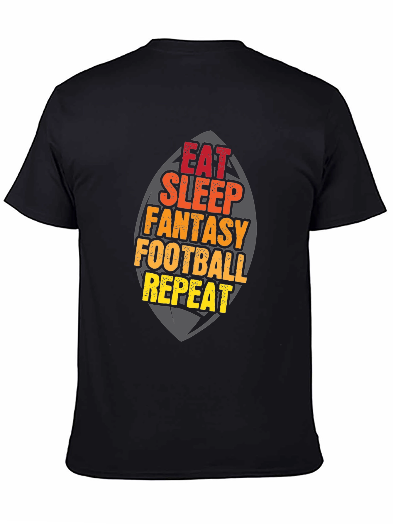 Eat Sleep Fantasy Football Repeat T-Shirt