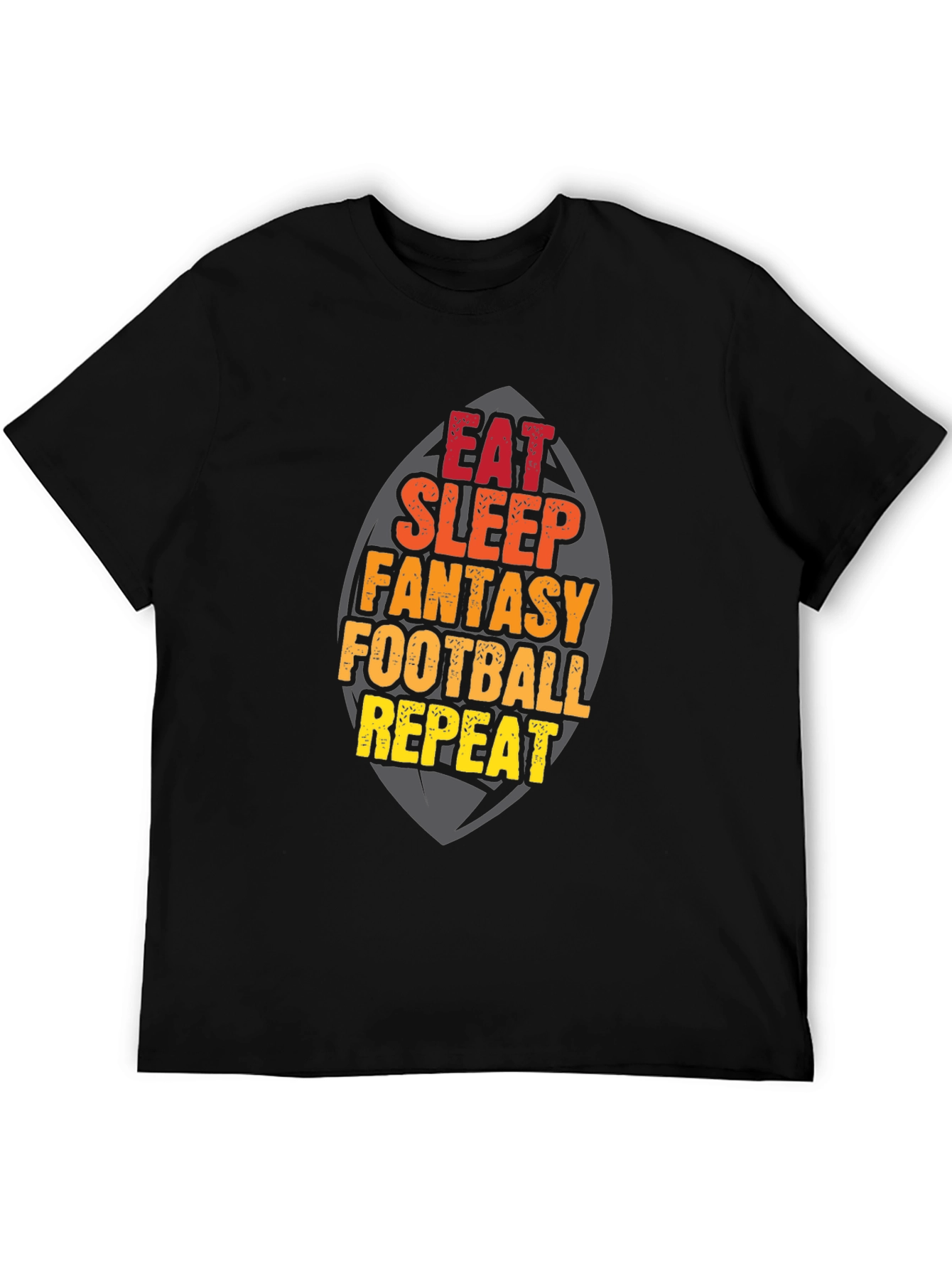 Eat Sleep Fantasy Football Repeat T-Shirt