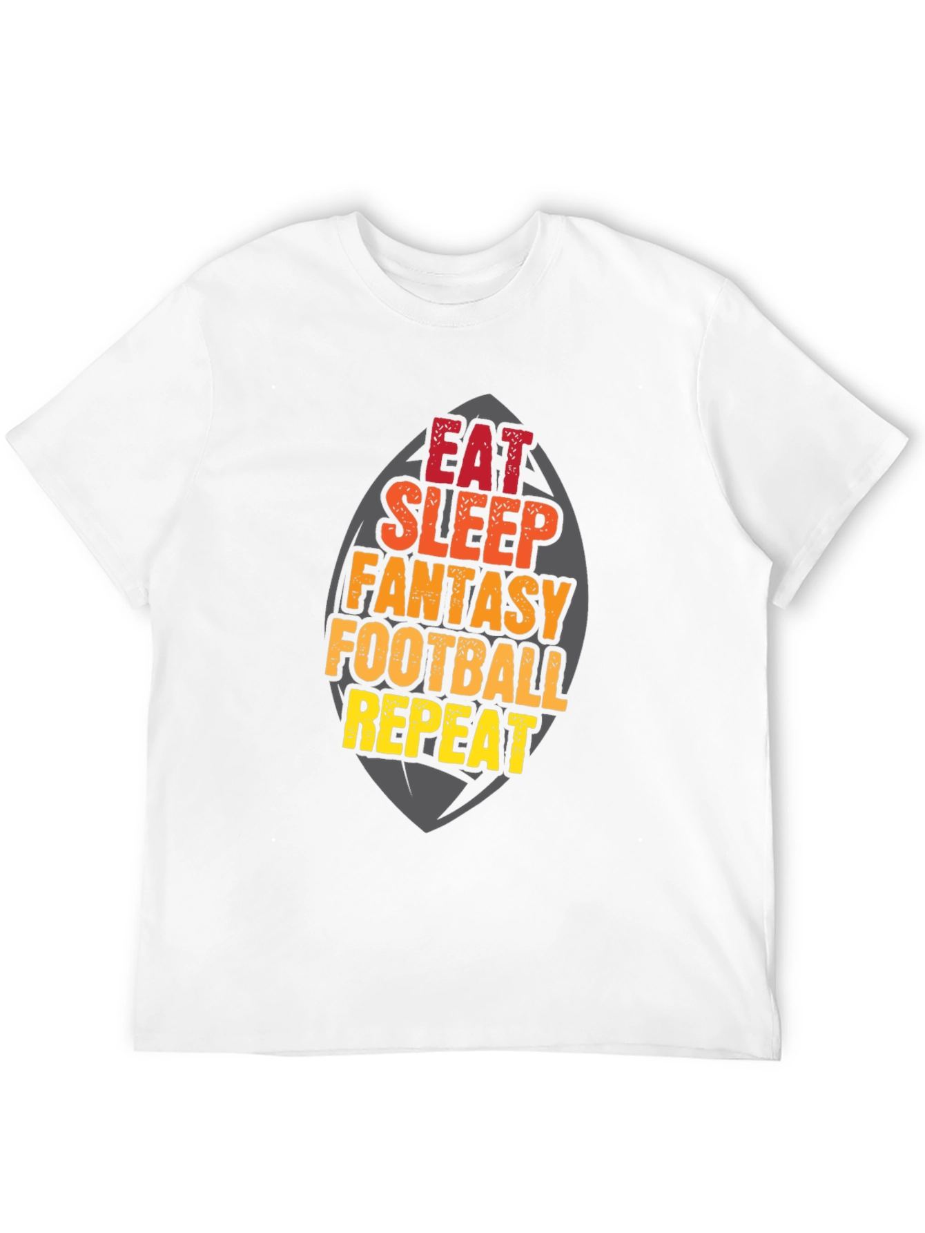 Eat Sleep Fantasy Football Repeat T-Shirt