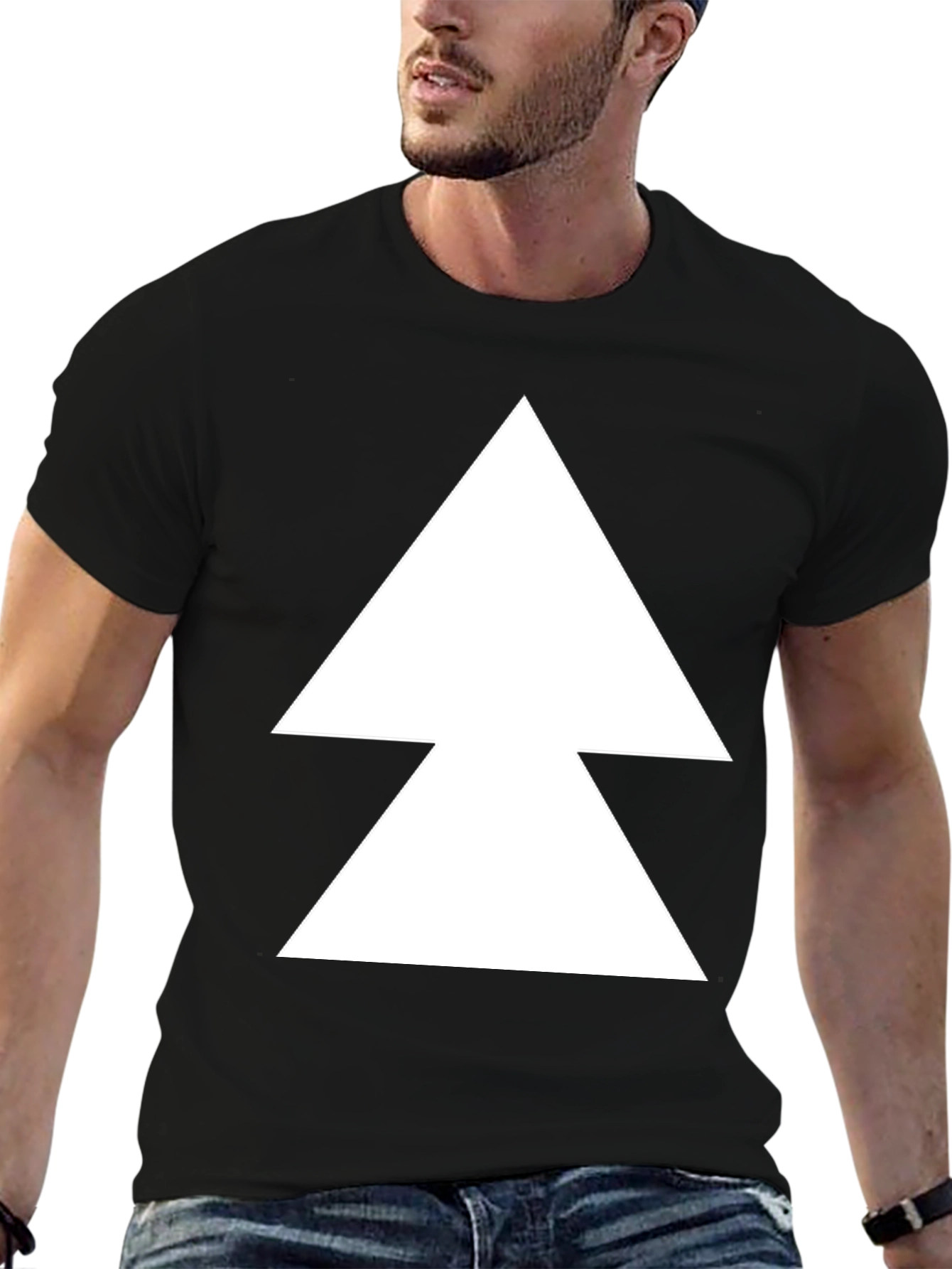 Geometric Arrow Tee