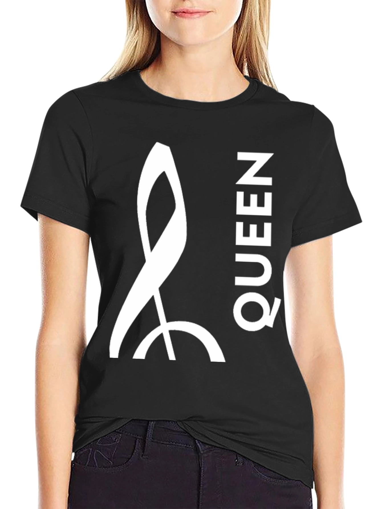 Queen Band Logo Black T-Shirt