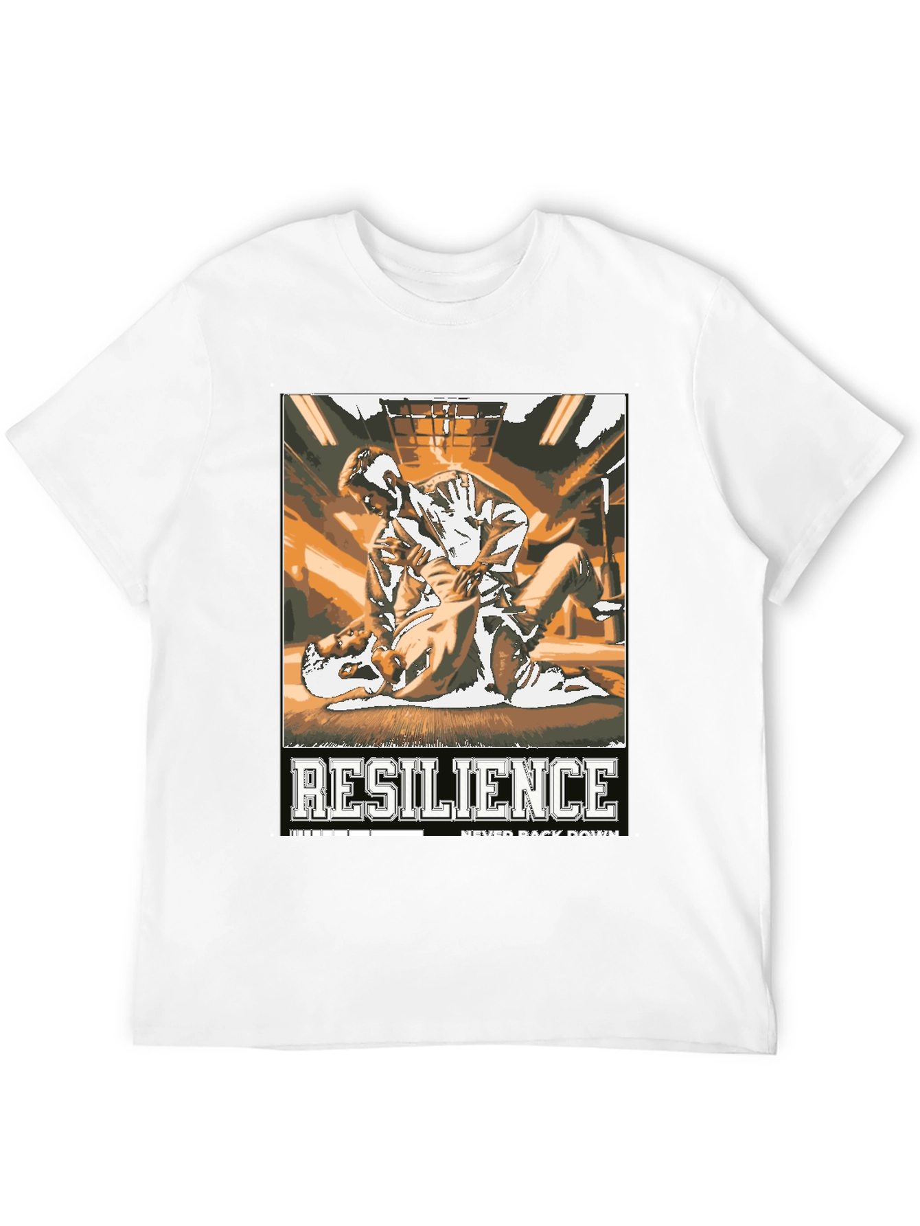 Resilience Jiu Jitsu T-Shirt - Never Back Down