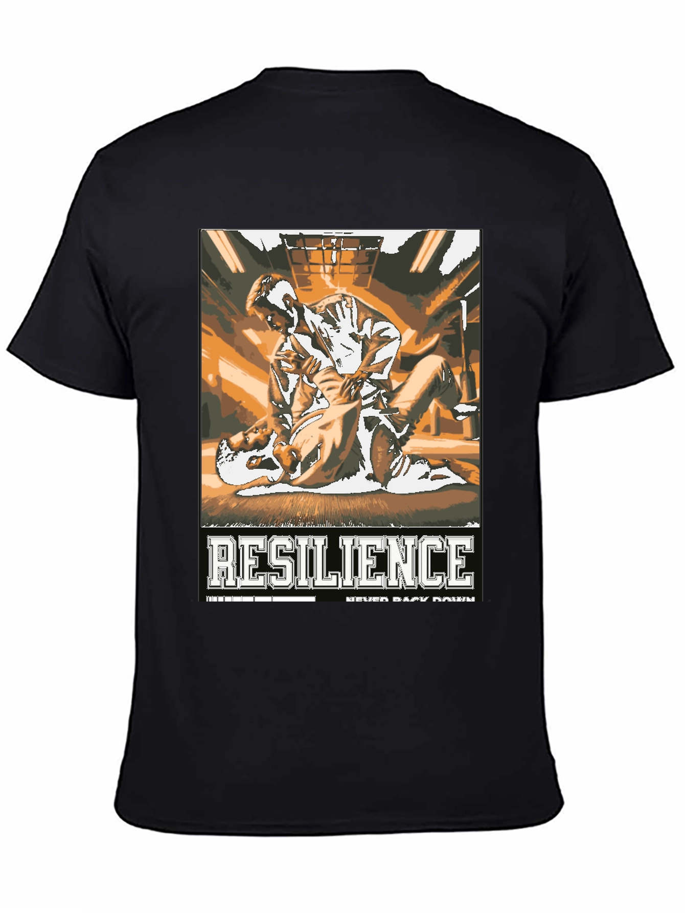 Resilience Jiu Jitsu T-Shirt - Never Back Down