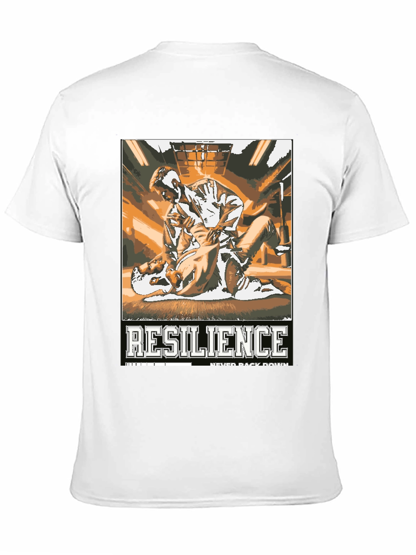Resilience Jiu Jitsu T-Shirt - Never Back Down