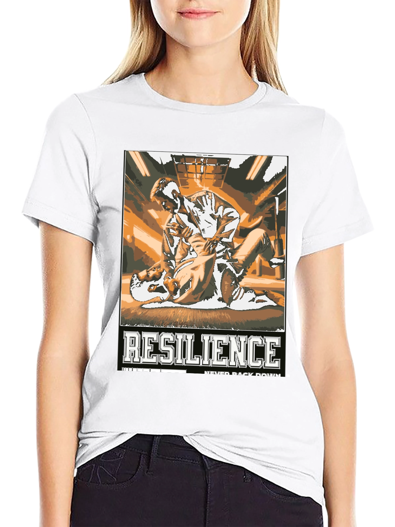 Resilience Jiu Jitsu T-Shirt - Never Back Down