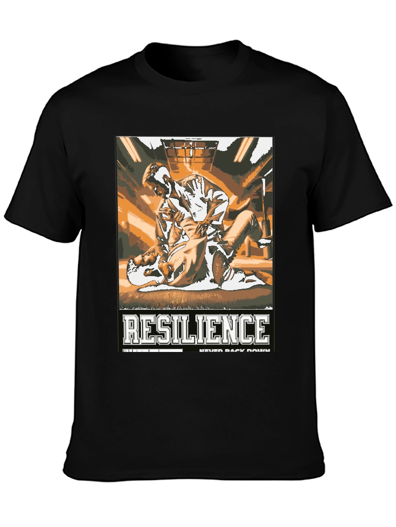 Resilience Jiu Jitsu T-Shirt - Never Back Down