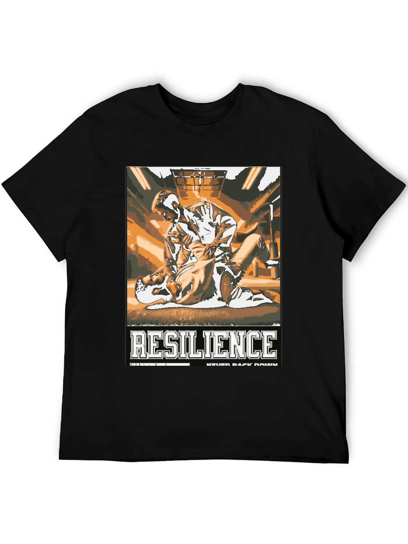 Resilience Jiu Jitsu T-Shirt - Never Back Down