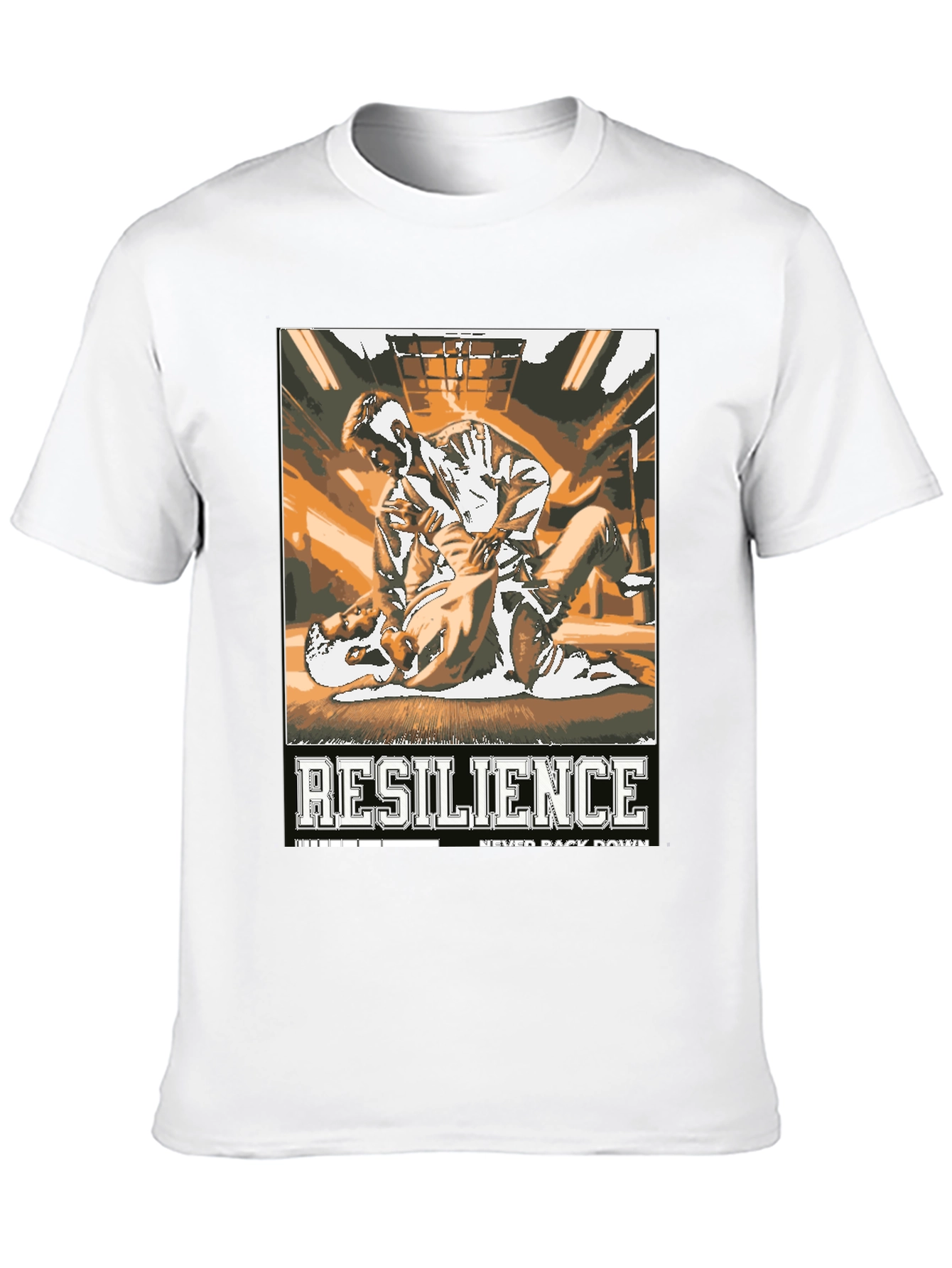 Resilience Jiu Jitsu T-Shirt - Never Back Down