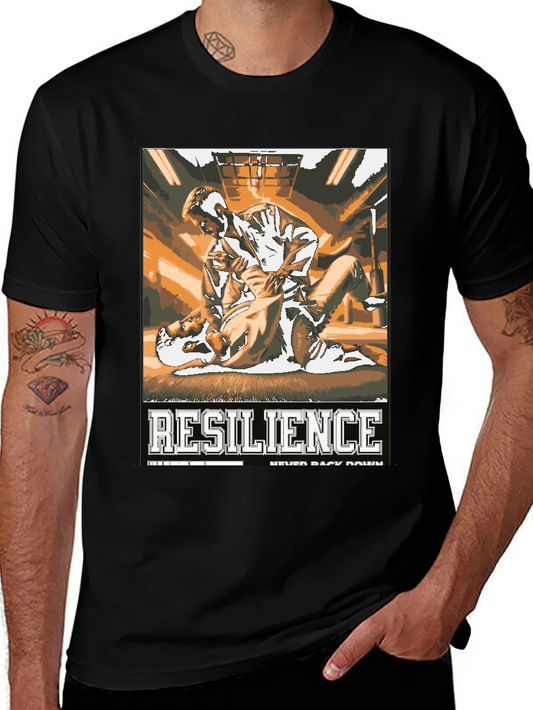 Resilience Jiu Jitsu T-Shirt - Never Back Down